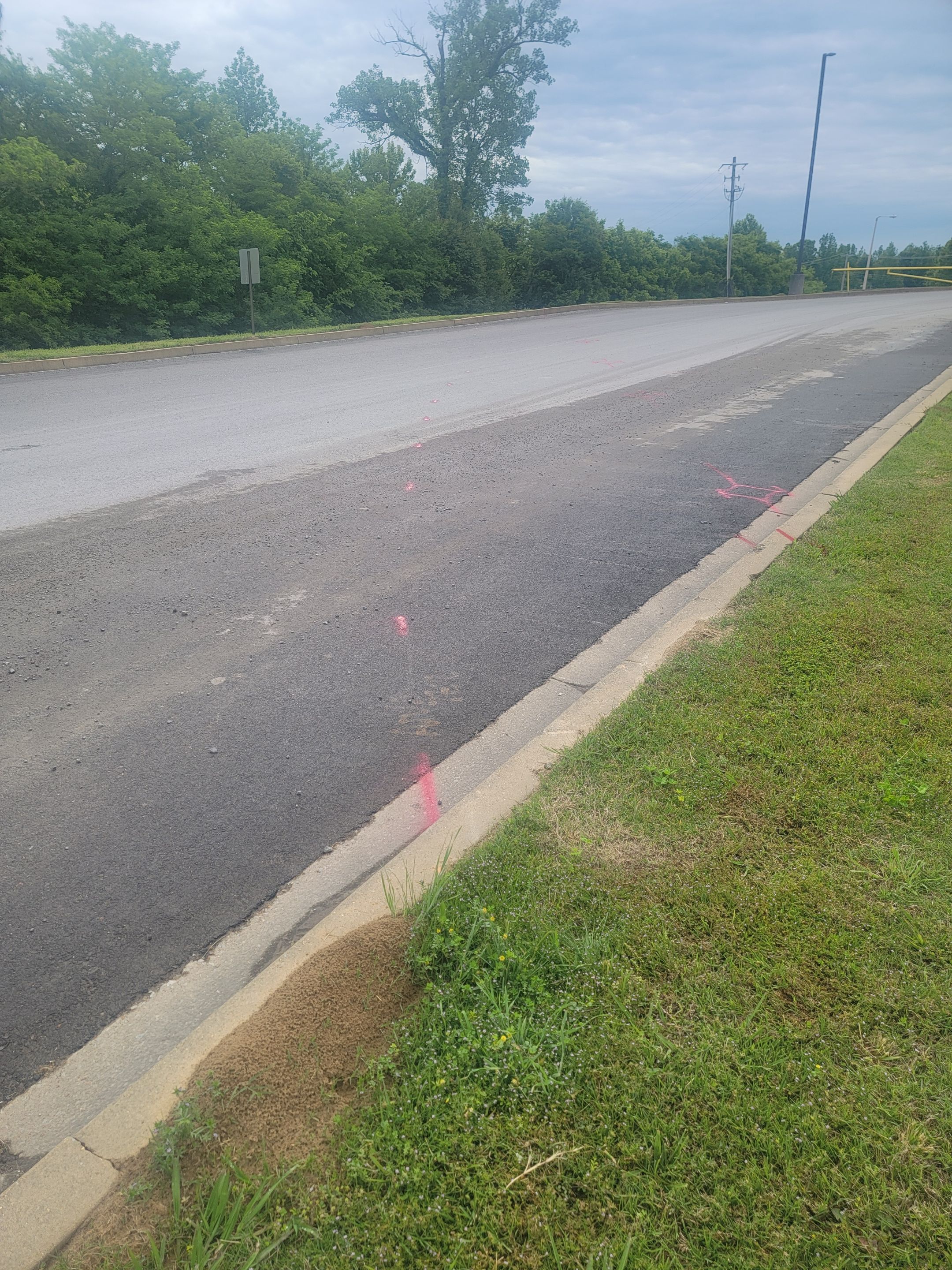 Locating voids and areas of concern for parking lot repairs by Alsip Locating Service, LLC