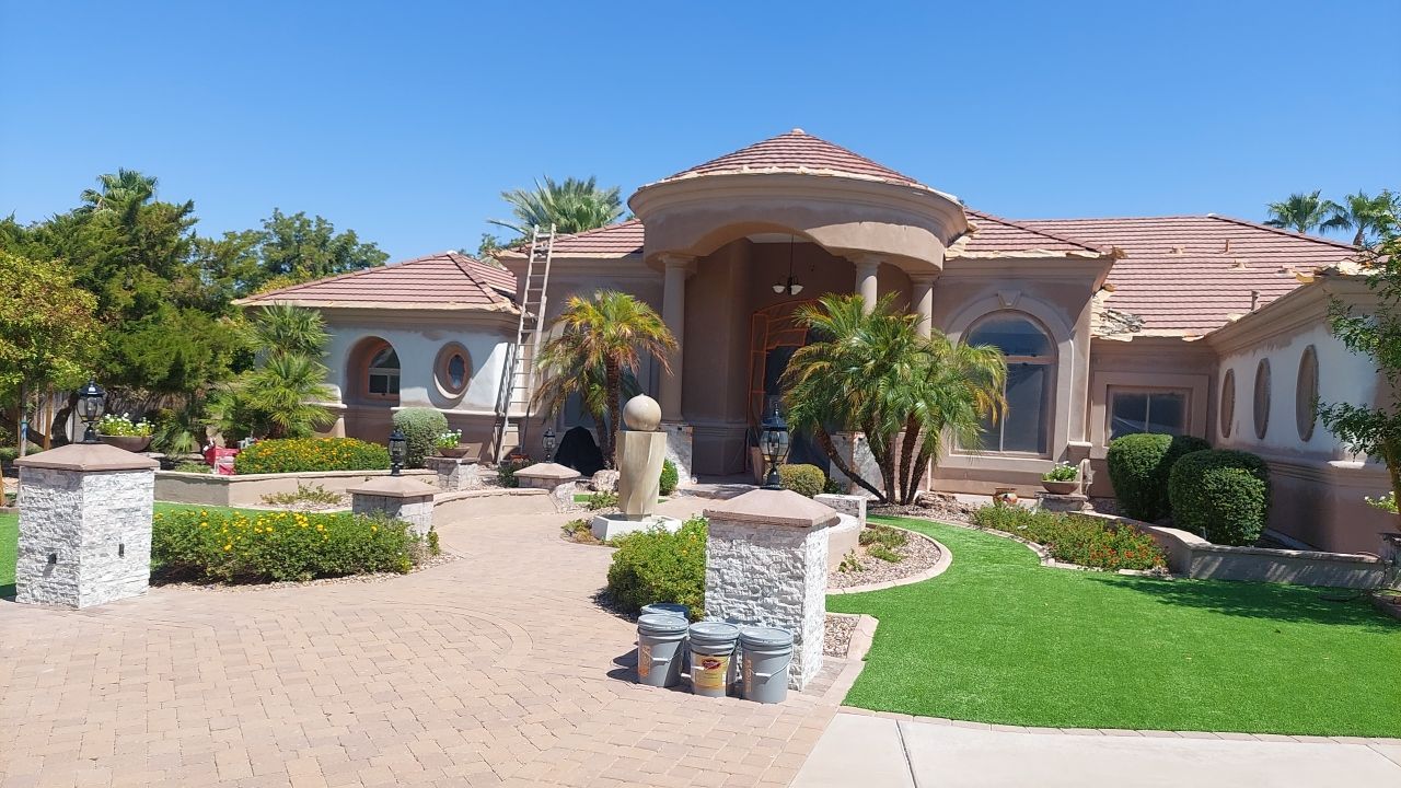 Exterior Paint Job in Mesa by Crash of Rhinos Painting & Garage Floors