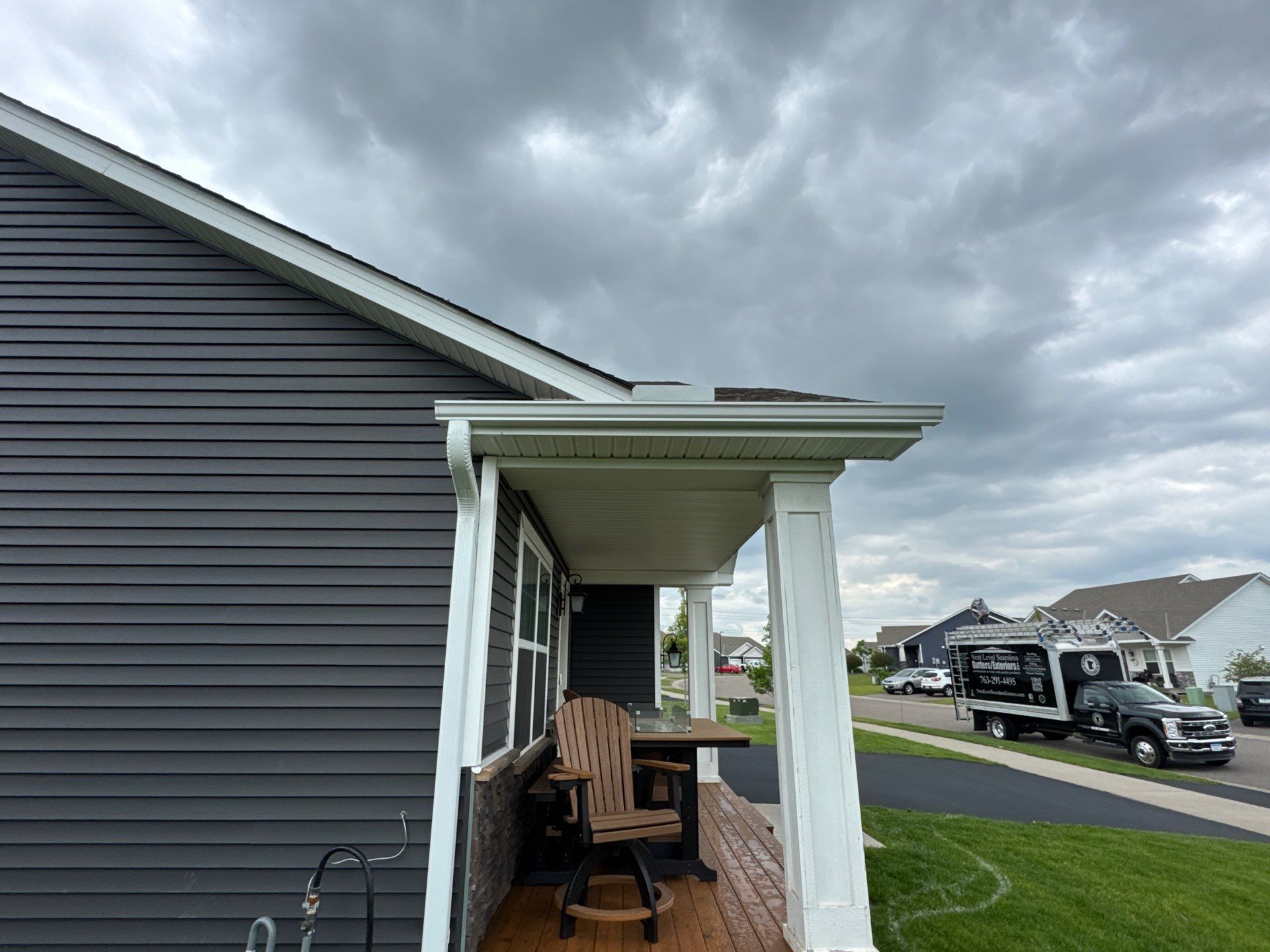 5" Seamless Gutter Installation – Elk River, MN by Next Level Seamless Gutters / Exteriors Inc.