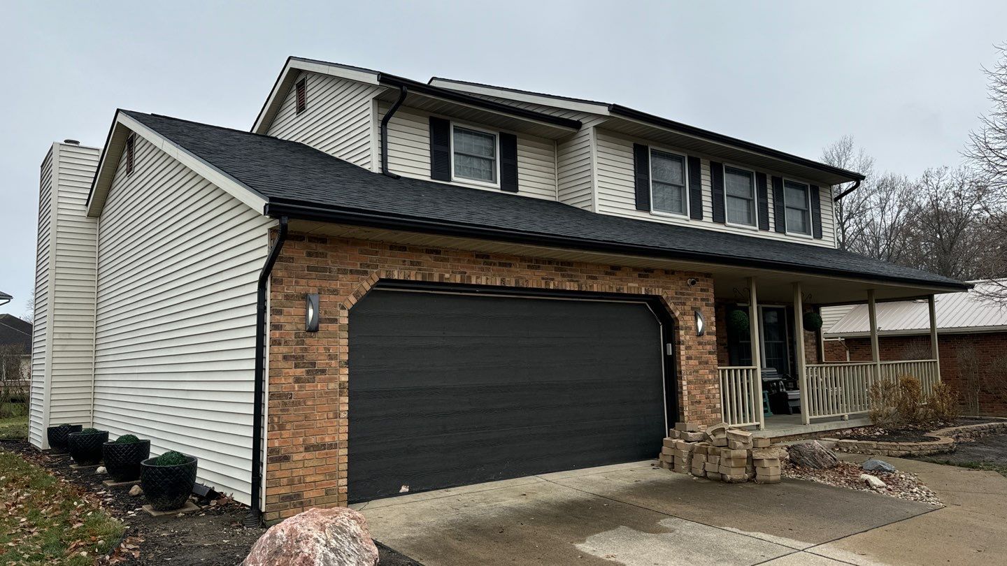 Residential Roofing Installation using GAF Timberline HDZ Charcoal by Nitro Roofing and Construction