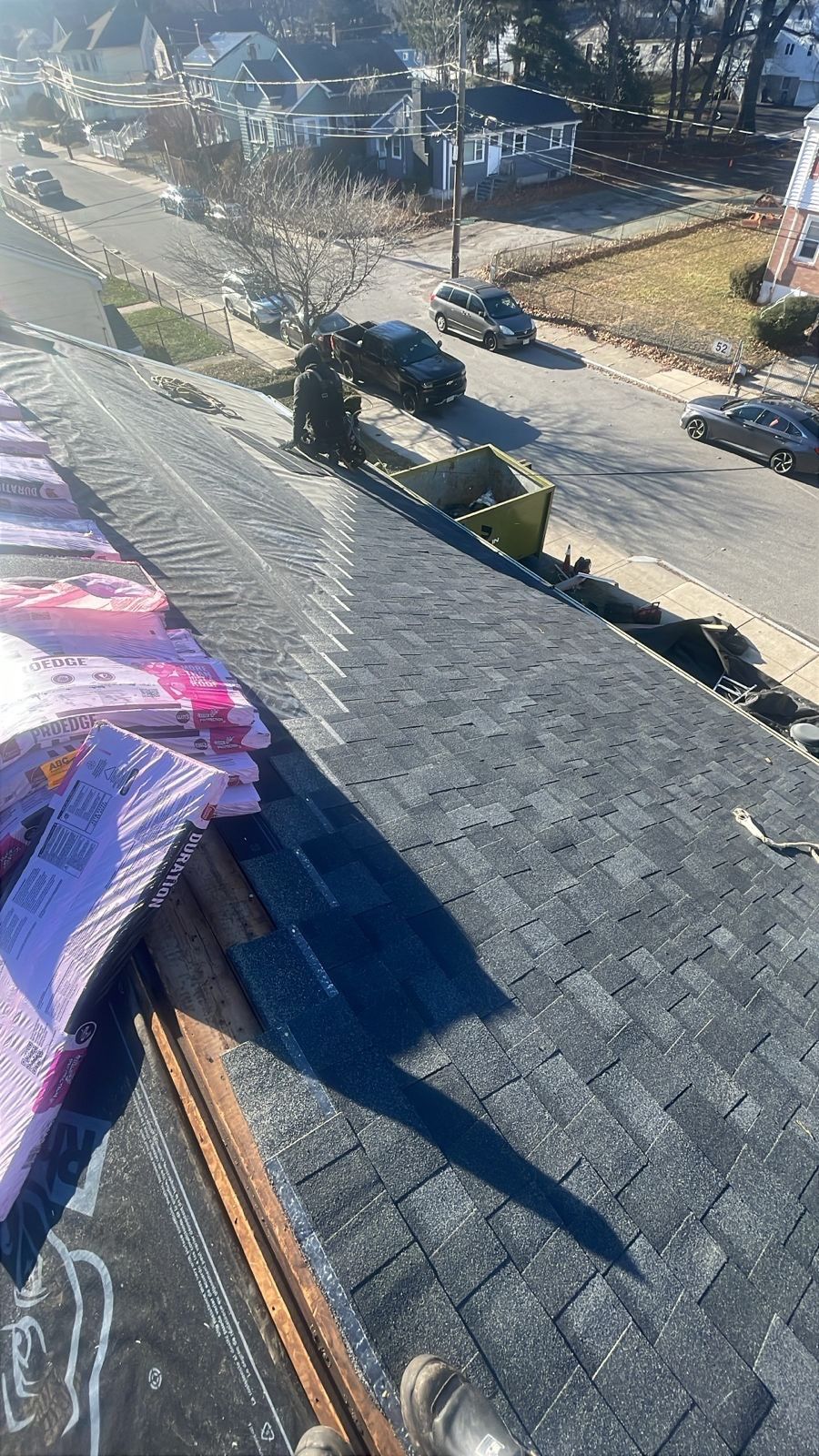 Full Roof Replacement in Boston, MA – Owens Corning Duration, Onyx Black by JOHNNYS PRO