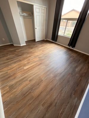 Flooring Installation using Luxury Vinyl Plank