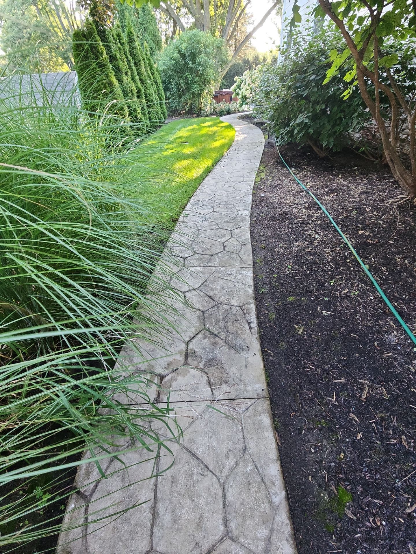 Stamped Concrete Surface Cleaning by Northern Power Washing LLC.