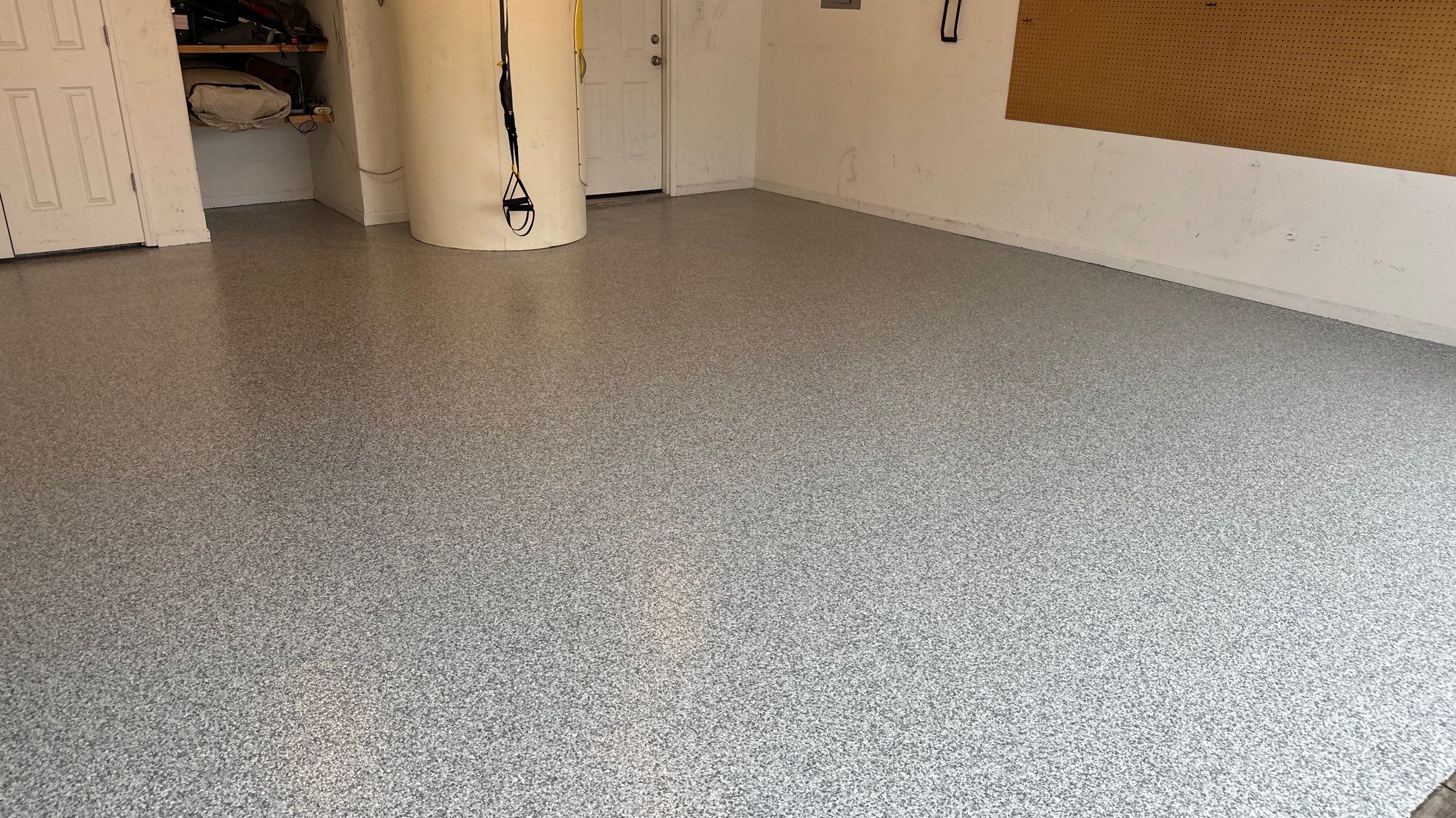 Matt J. upgraded his garage with our Polar Floor by Banner Garage
