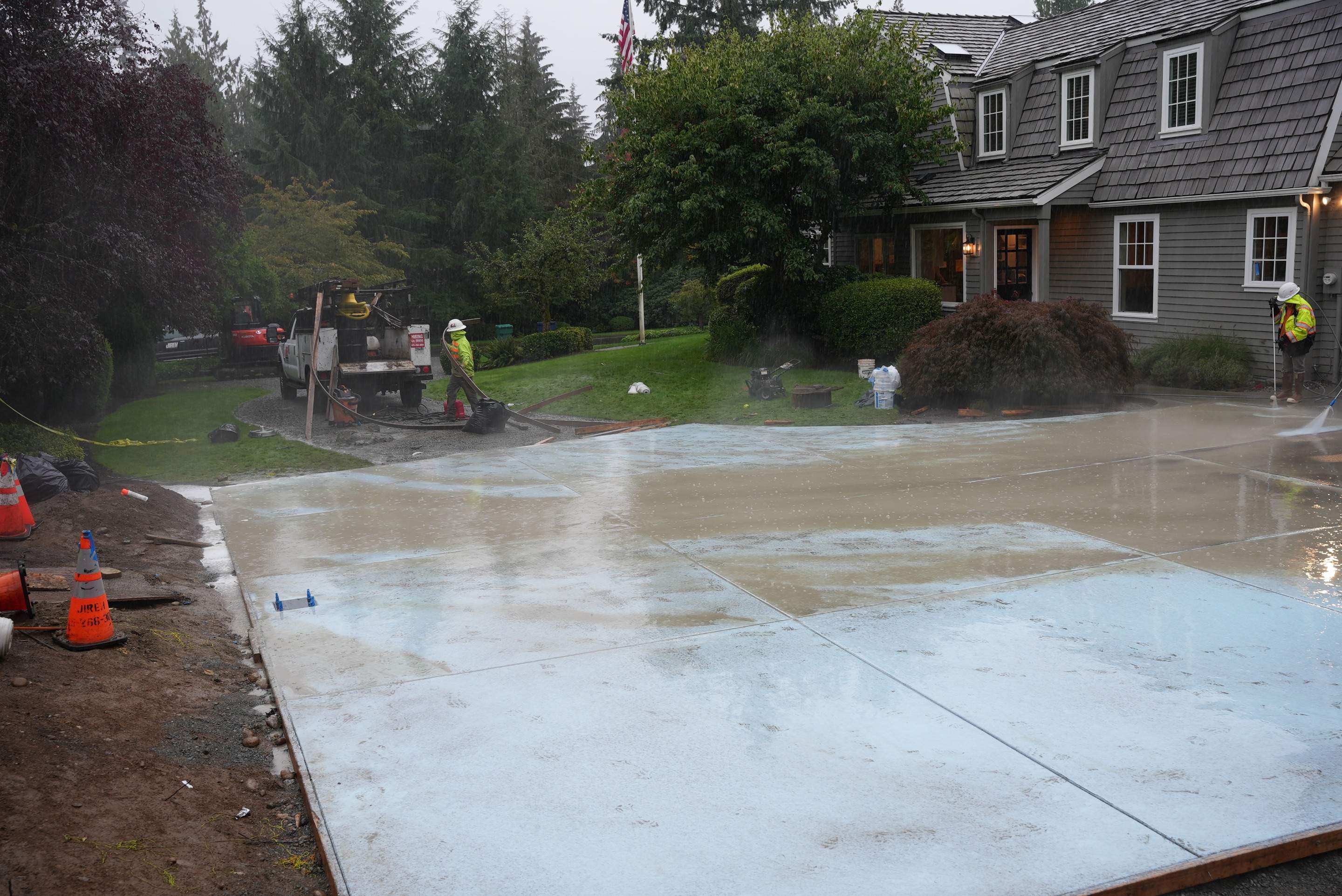 Sand Finish Concrete Driveway & Power Wash | Woodinville  by Jireh Asphalt & Concrete Inc 