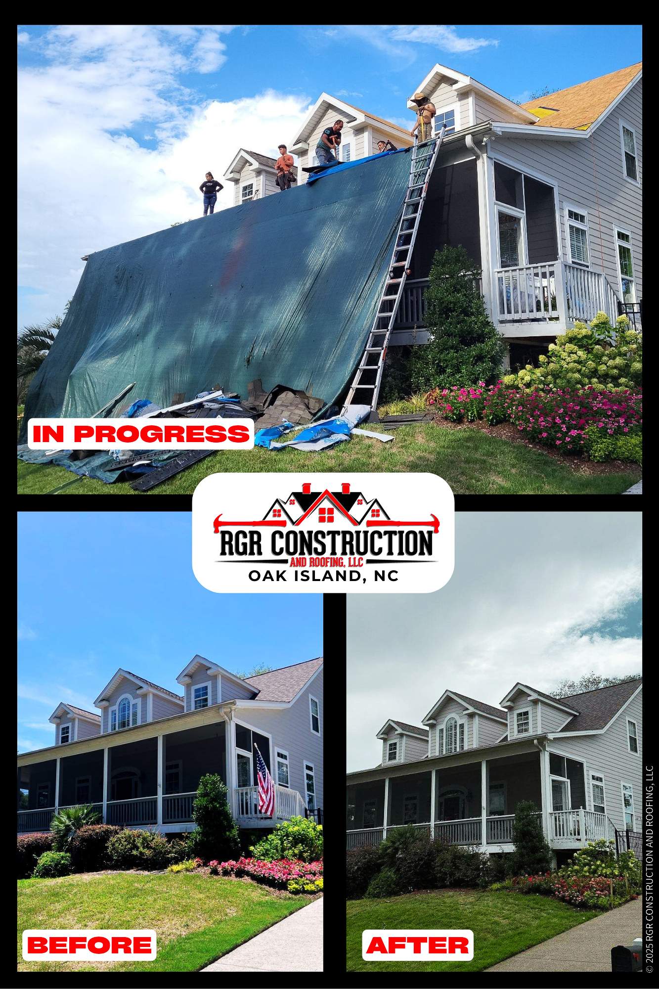 CertainTeed Landmark Weatheredwood Roof Replacement by RGR Construction and Roofing, LLC