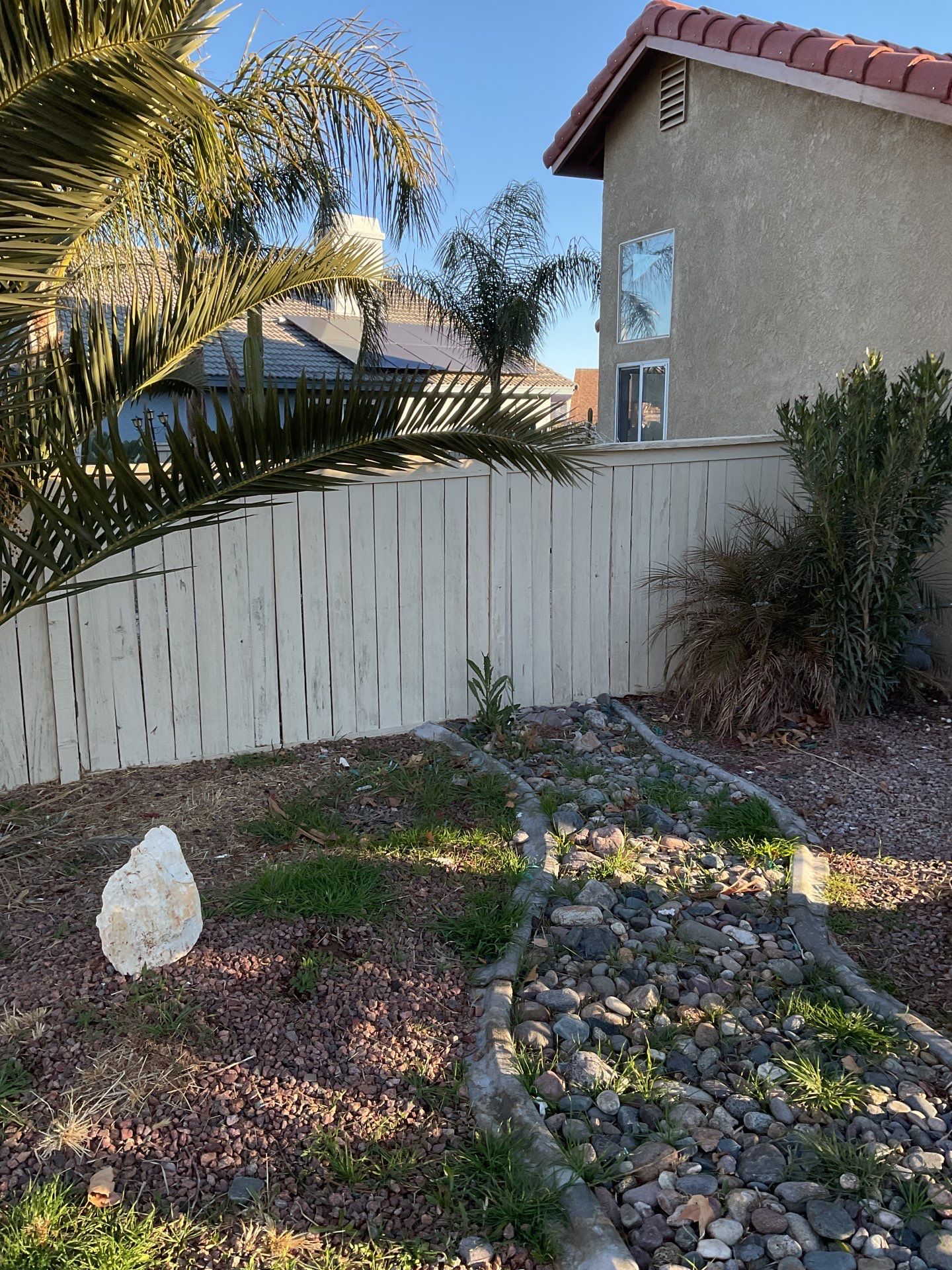Beautiful vinyl fence installation by Fence Guys Inc.