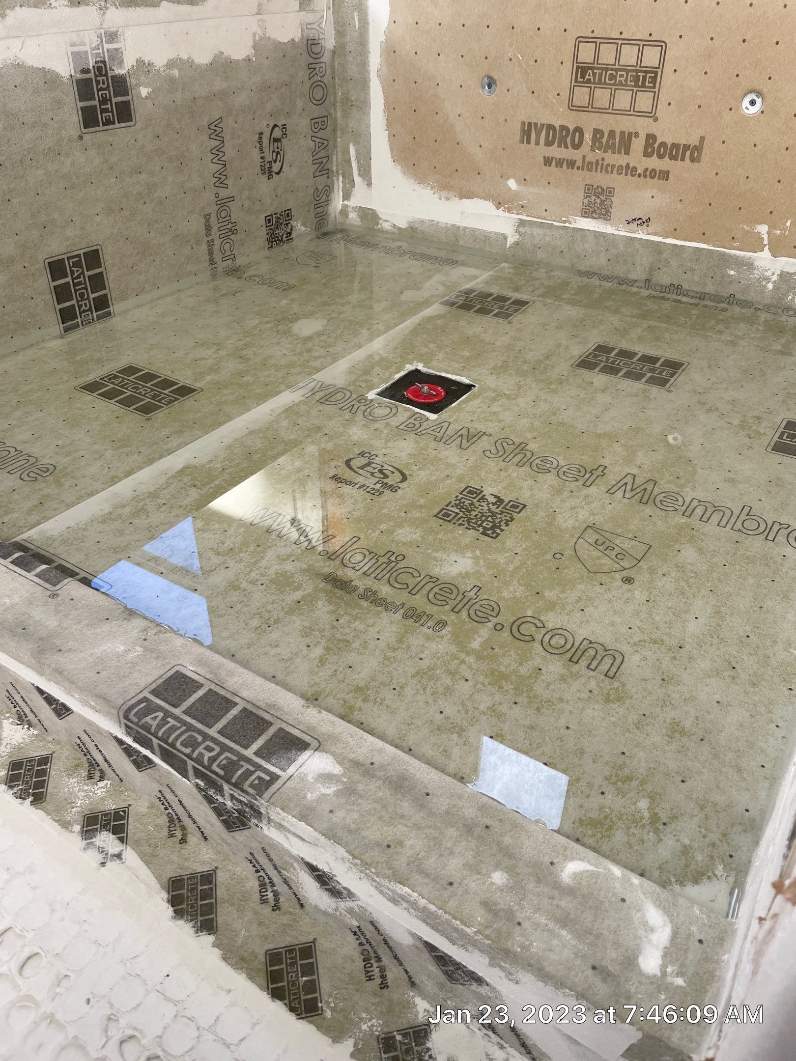Bathroom Remodel using Laticrete by OC Flooring Inspections-ICRI - CCSMT-CFIU#439