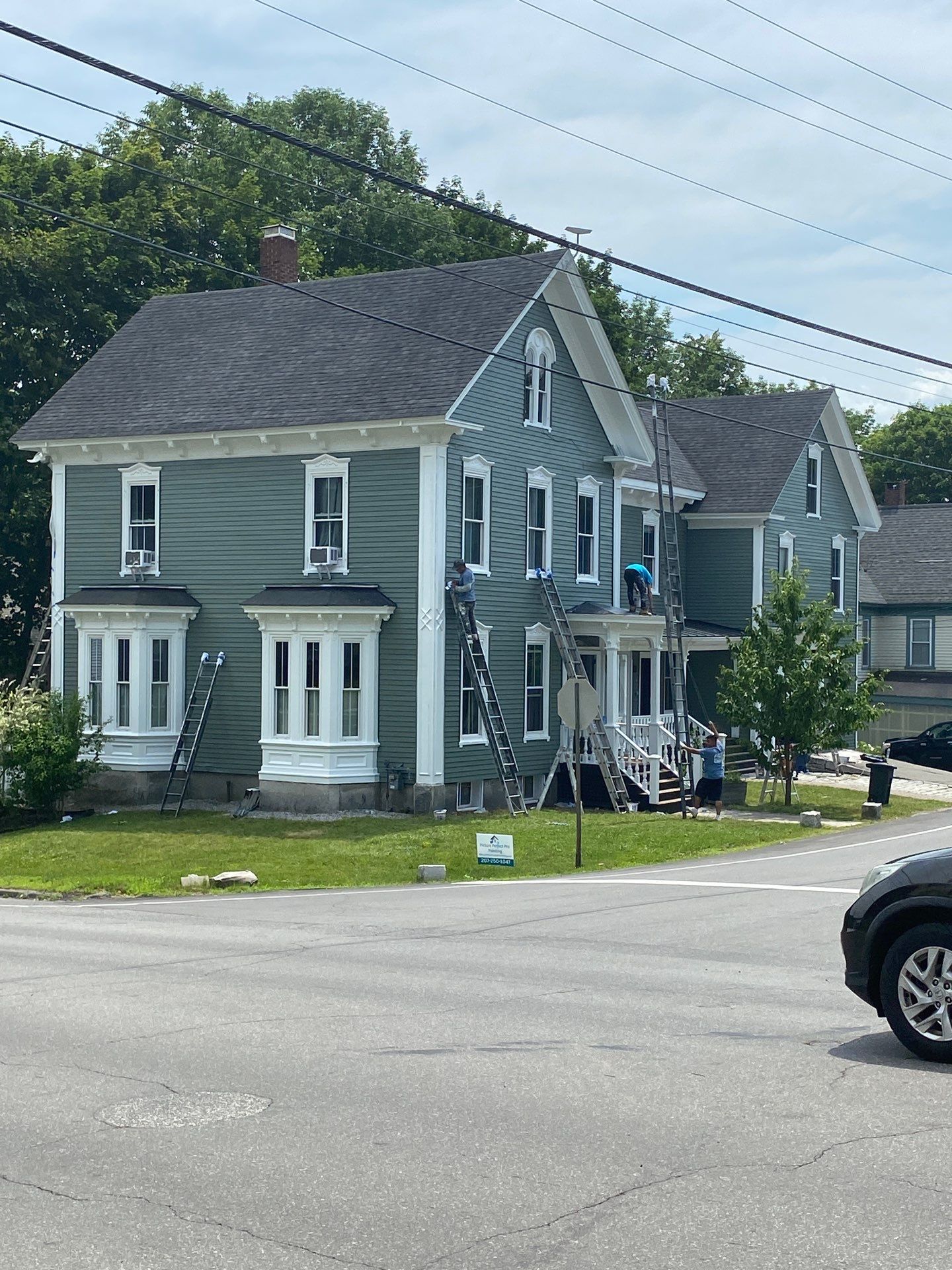 Exterior Home Painting and Carpentry Repairs in Hallowell by Picture Perfect Pro Painting