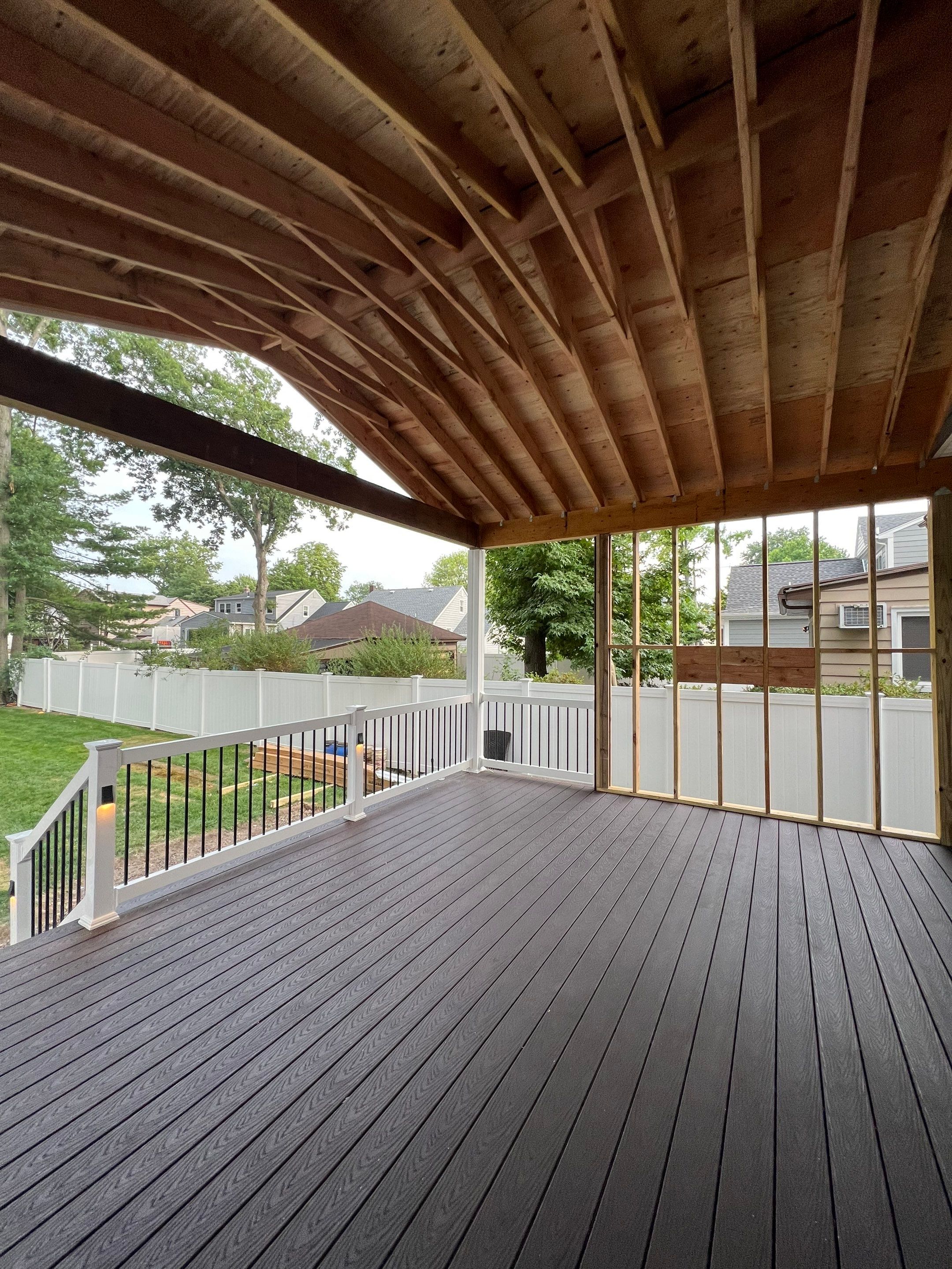 New Deck With Porch by deck guardian