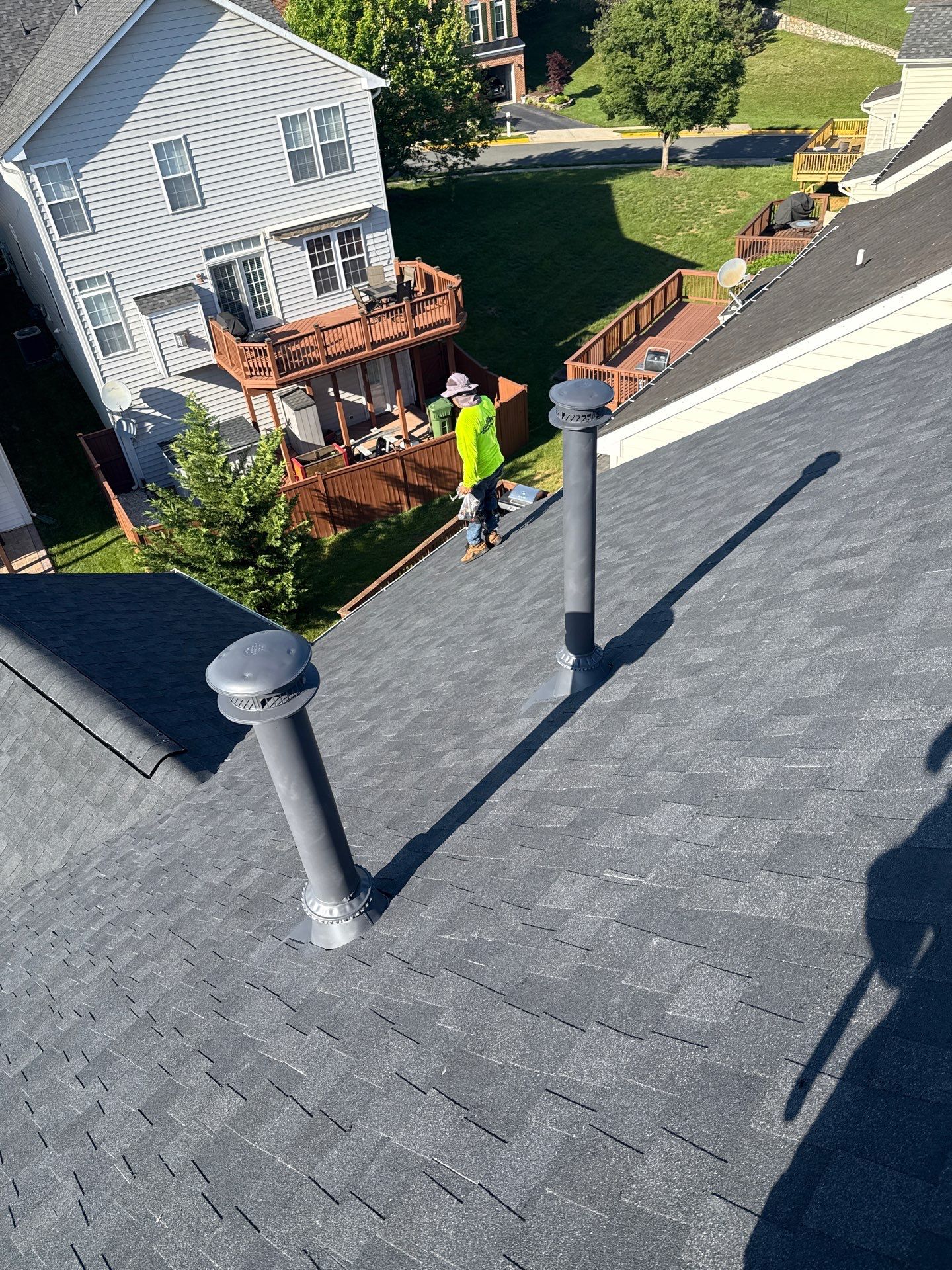 Alexandria: Residential Roof Replacement with CertainTeed Landmark Pro in Max Def Charcoal Black by RM Banning, Inc.