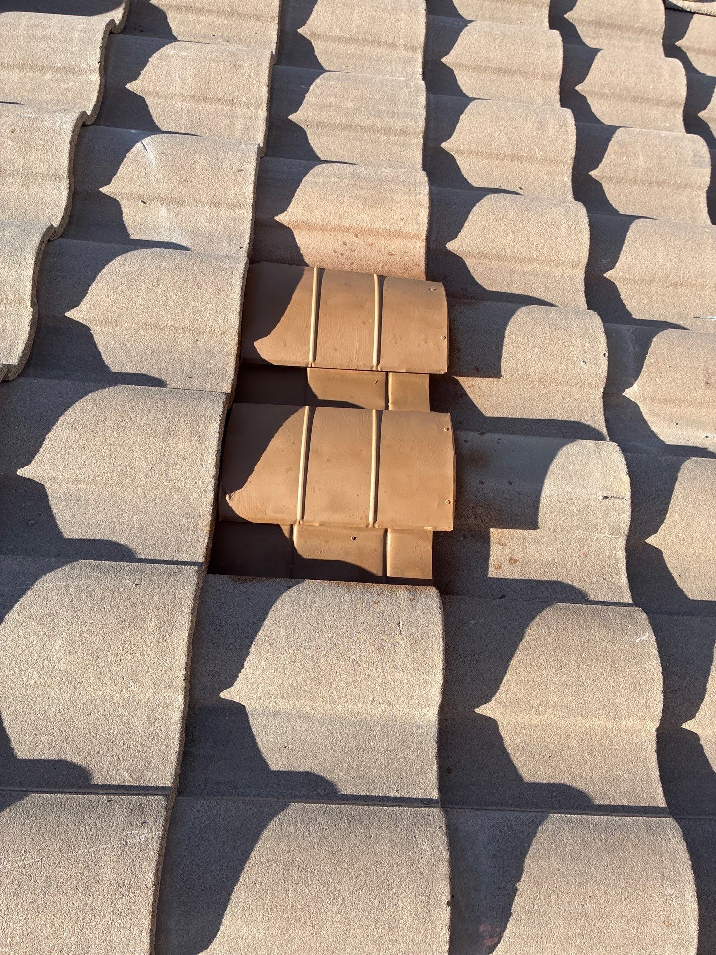 Tile Reset using Concrete Tiles in Mesa, Arizona by Weather-Tite Roofing