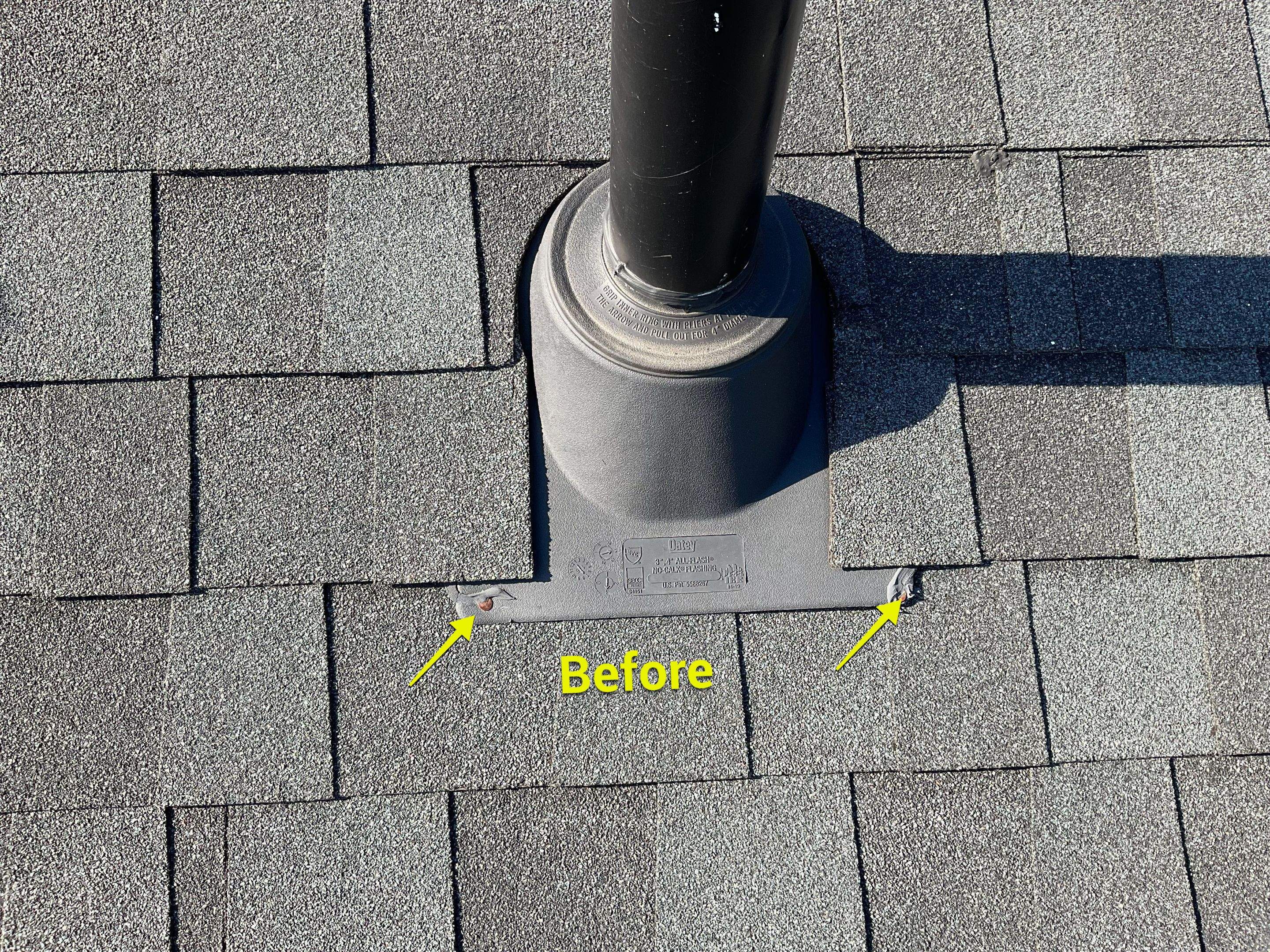 Residential Roofing Repair using Vulkem Black Caulk  by Alpha Design Services