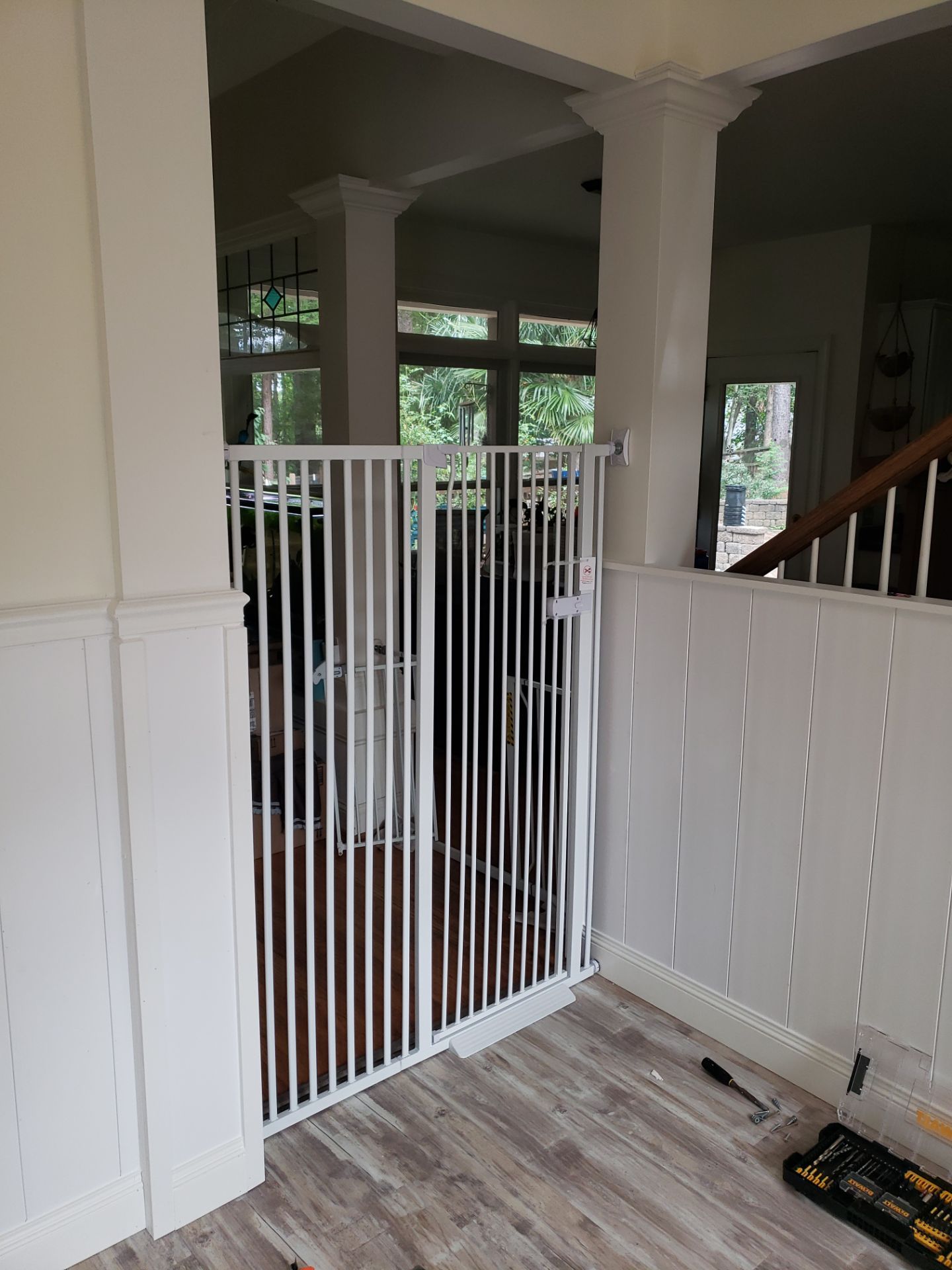 Front Room Transformed into a Waterproof Pet Room by A Step Above Handy LLC 