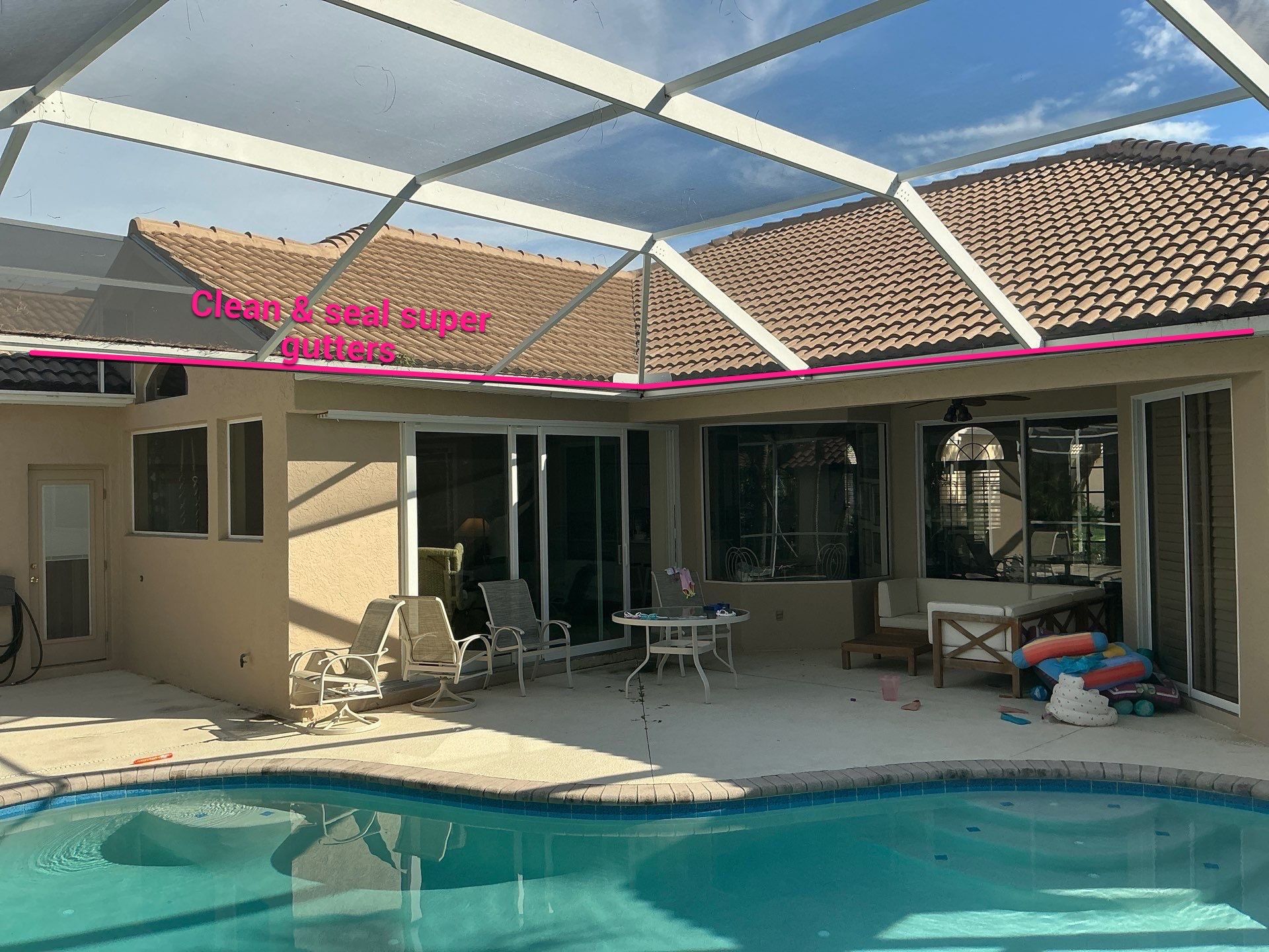 Clean and Seal Super Gutters in Sarasota FL by Gutter Professors