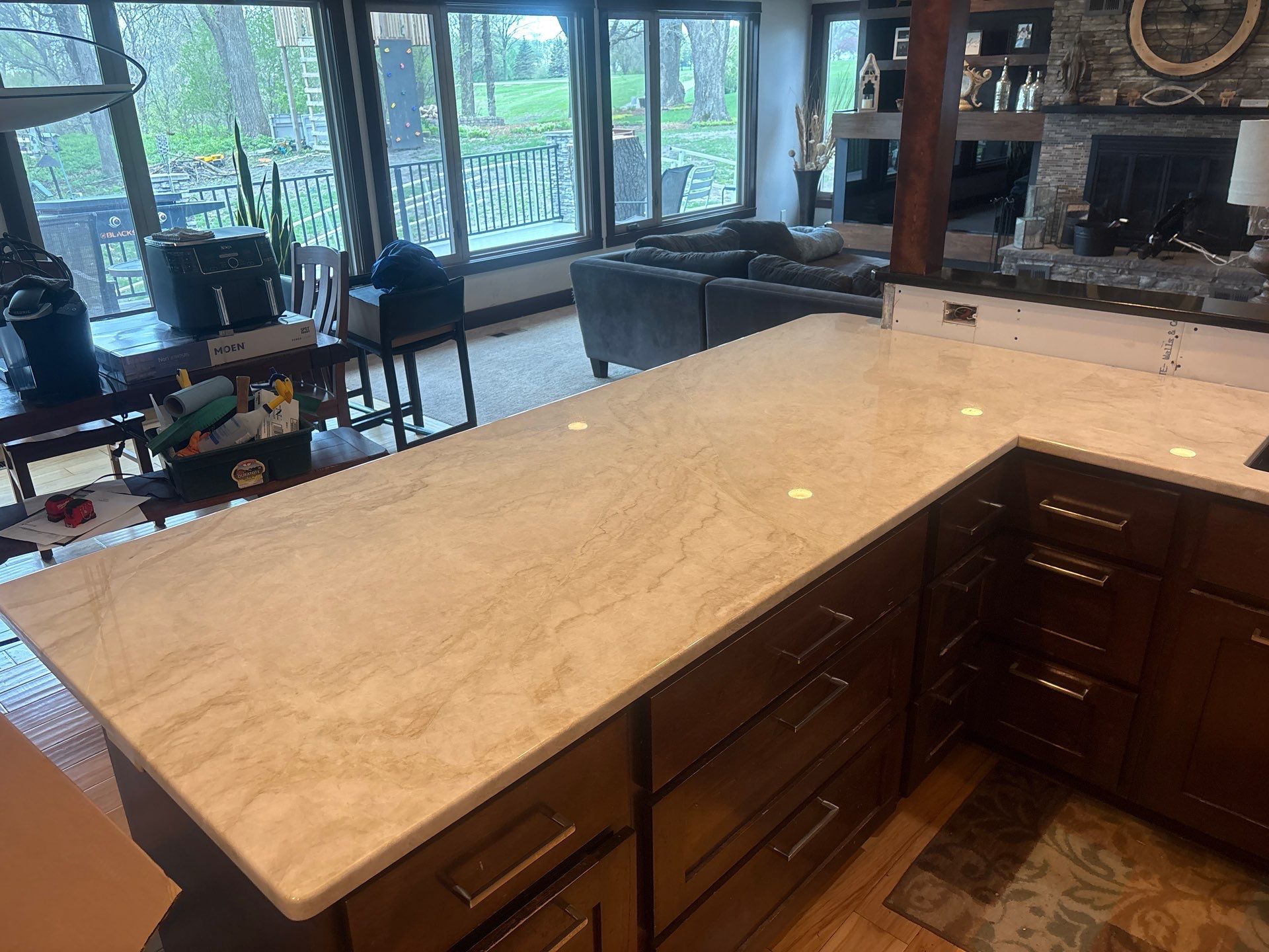 Project in Algona by Stone & Steel