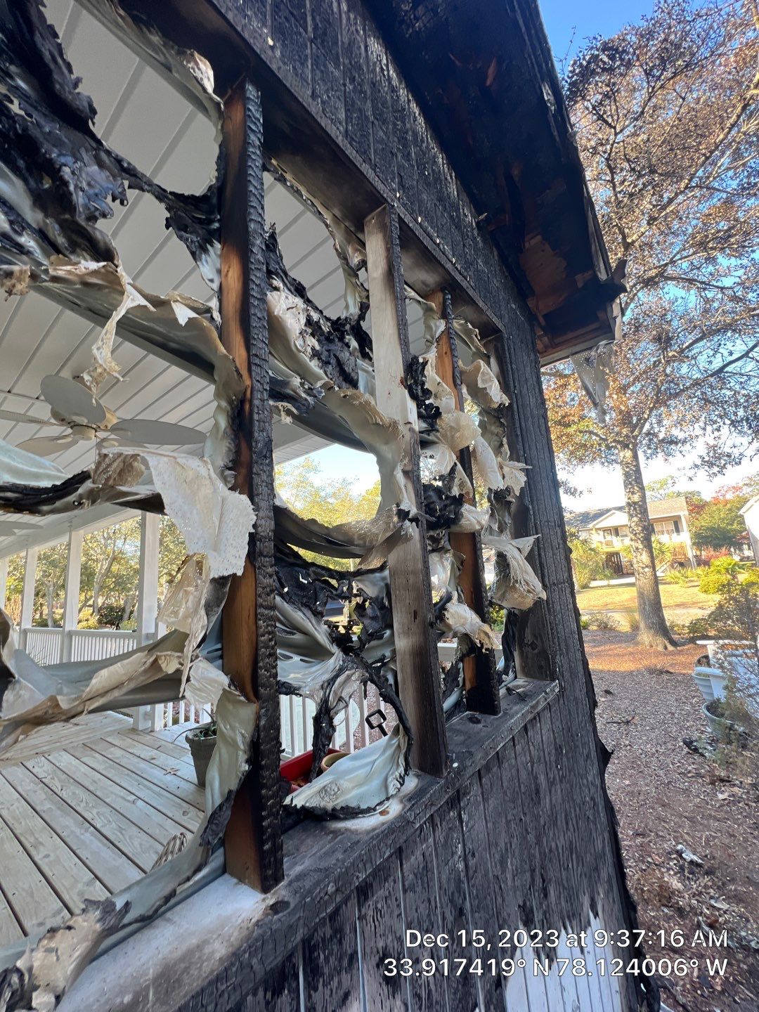 Fire Damage using CertainTeed Landmark Georgetown Gray 3/S by RGR Construction and Roofing, LLC