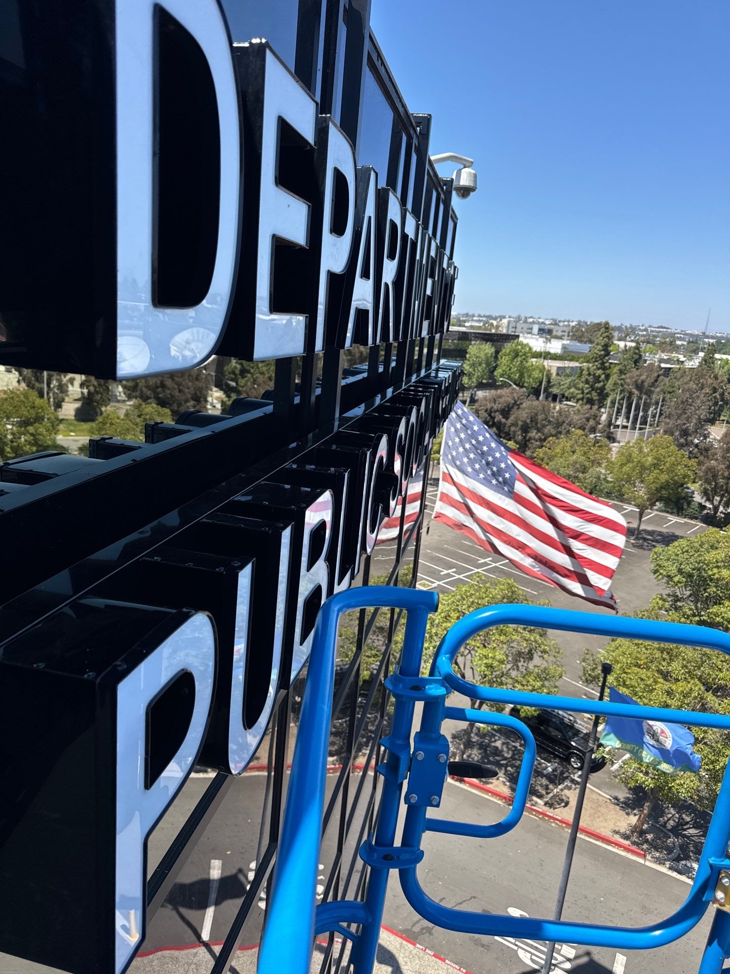 Project in Long Beach by Golden State Signs