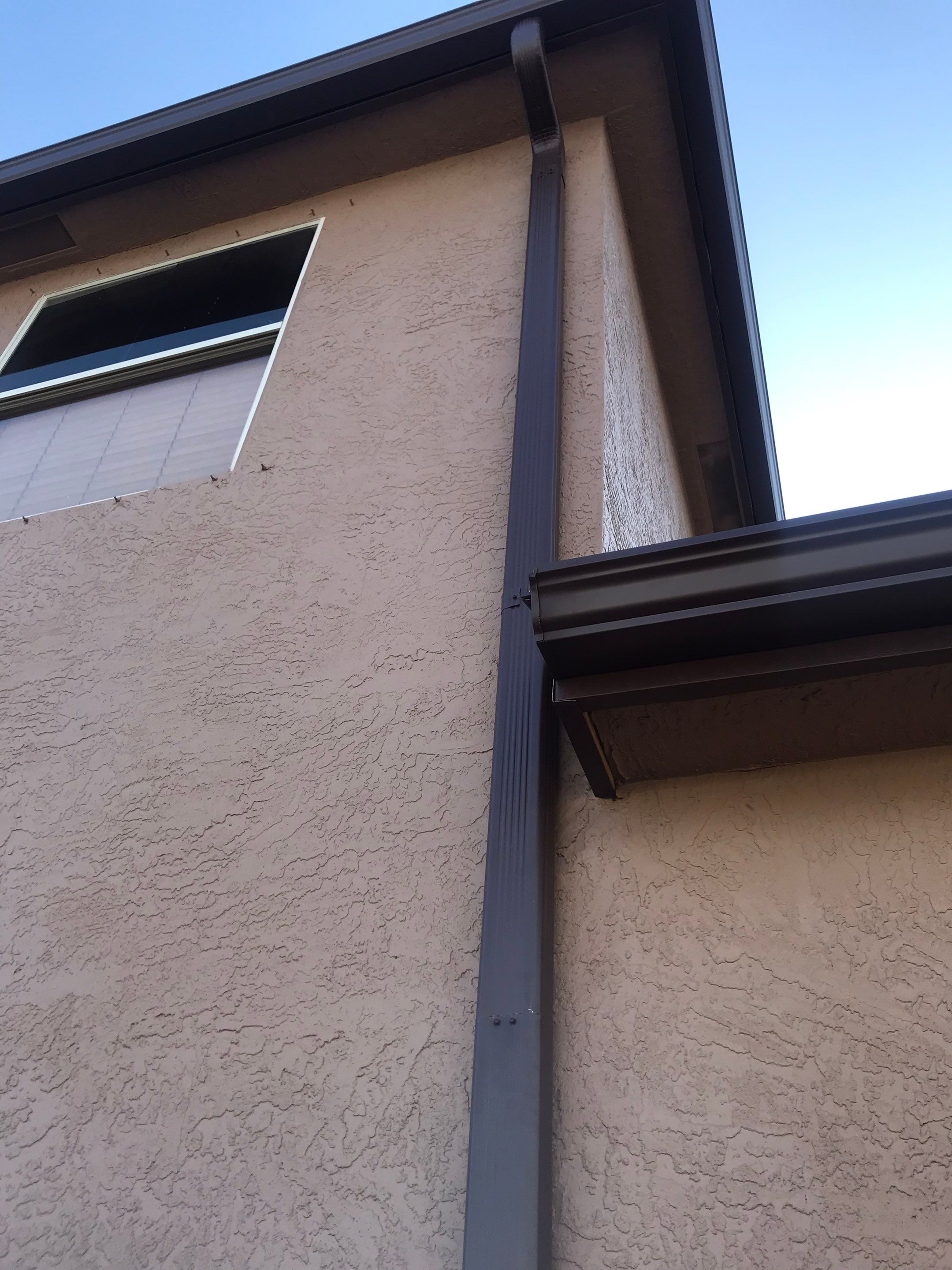 Brown Seamless Gutters using Royal Brown in Cape Coral by Gutter Professors