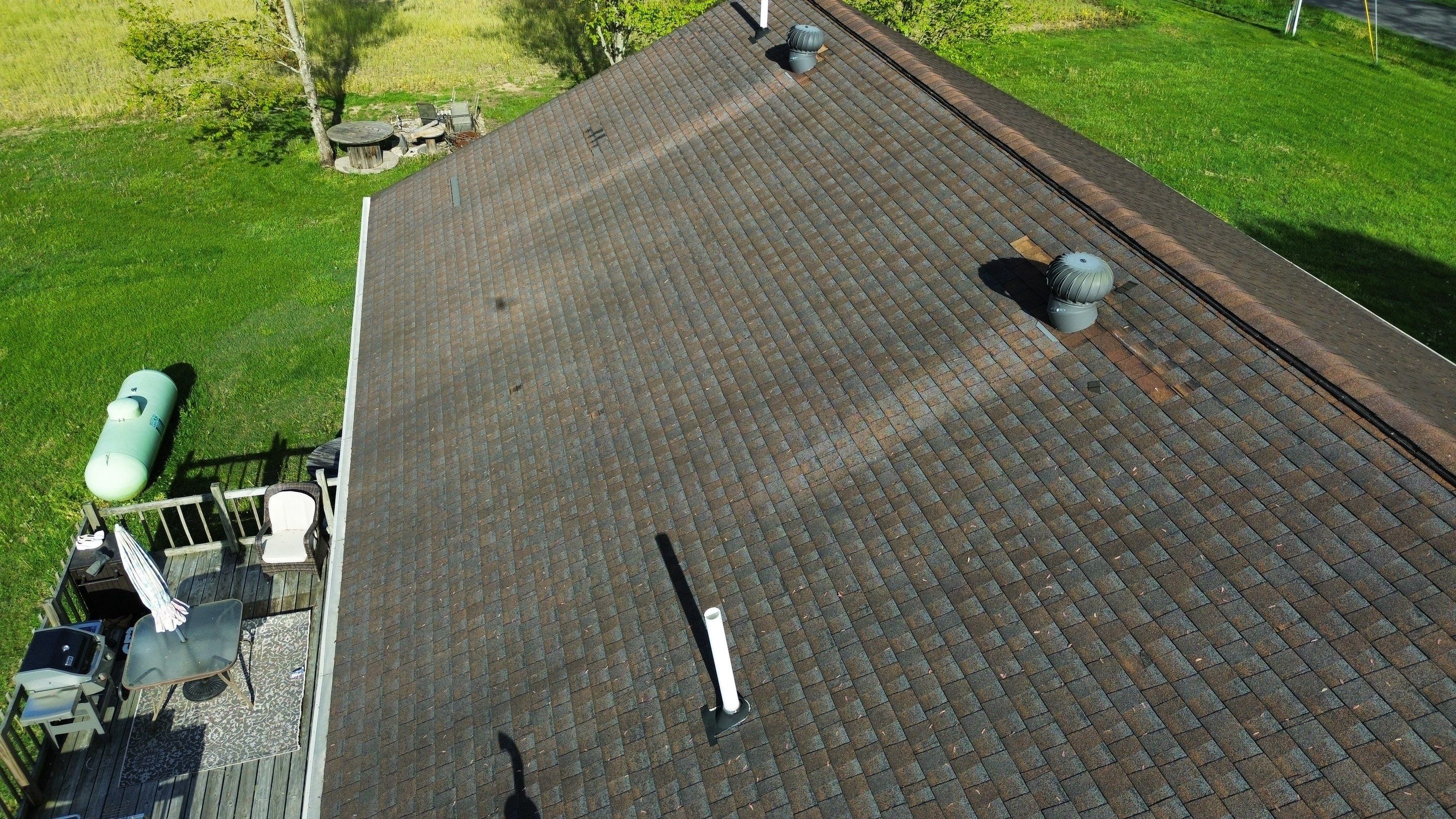 Residential Roofing Installation using Performance Panel Metal - Coca Brown by RoofX 