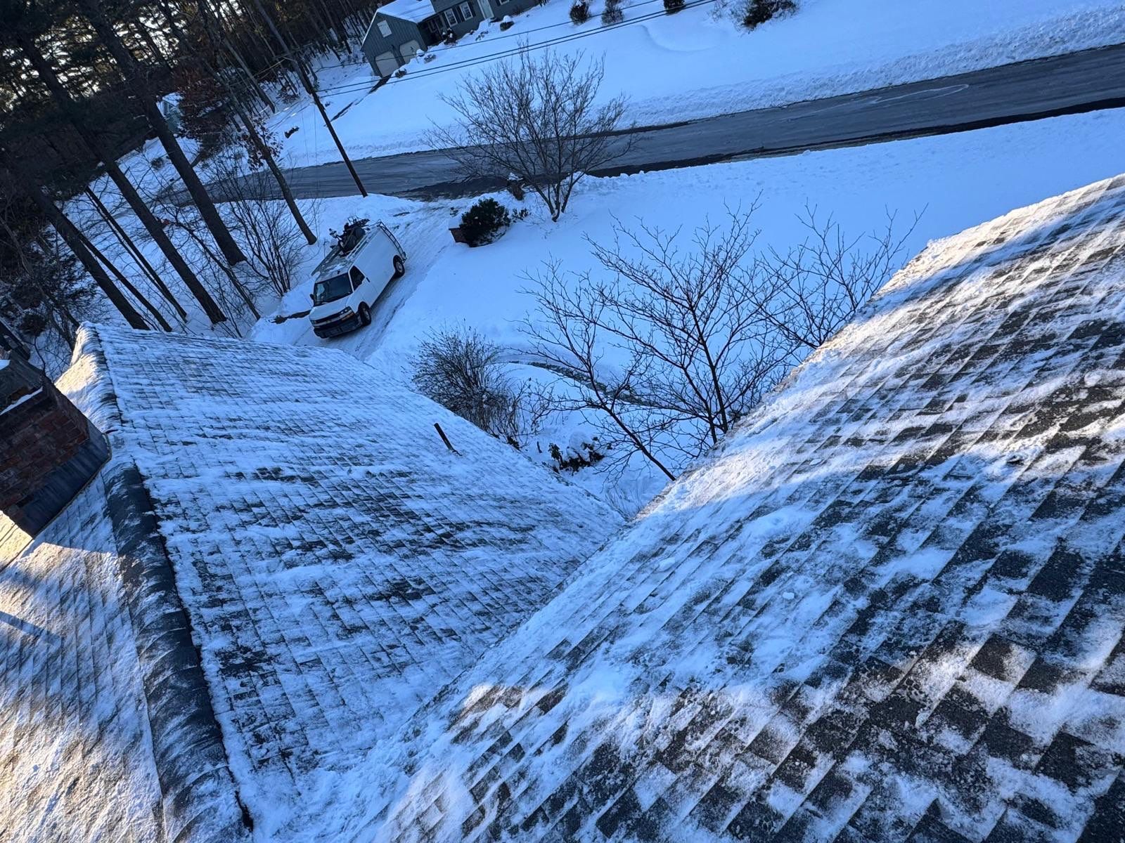 Snow removal by Mighty Dog Roofing of Greater Middlesex County
