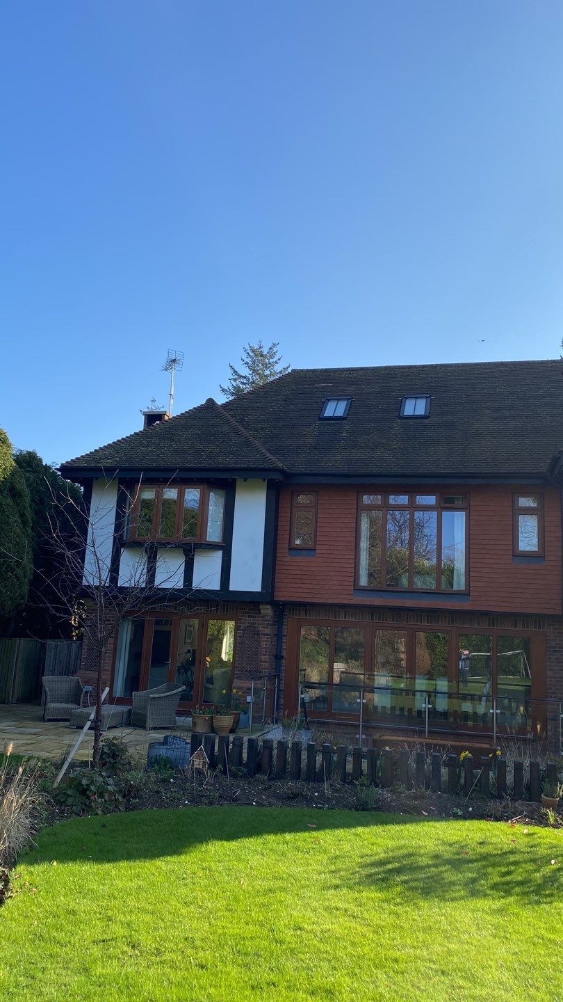 Roof Clean - Moss Removal using Honda 15lpm Low Pressure Washing Machine by Ges Exterior Cleaning ltd