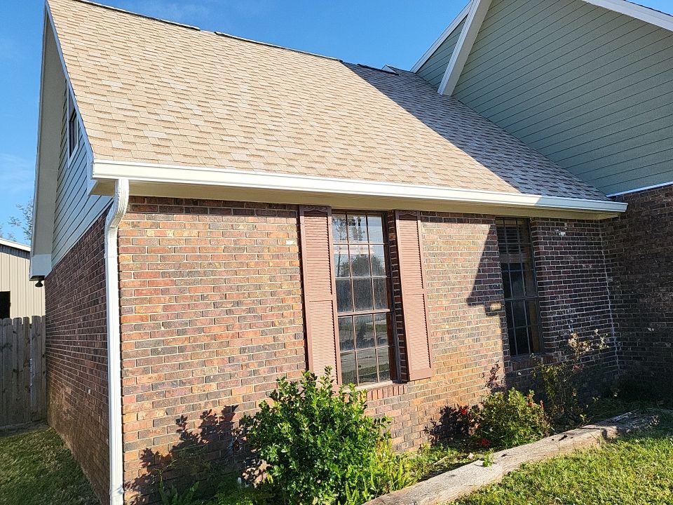 Gutter Installation using K-Style Seamless Gutters by Gutter Professors