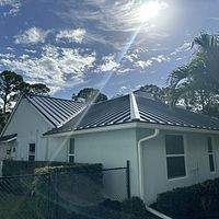 24ga 1.5" Mechanical Seam Charcoal Gray  by Total Roofing System The Metal Roof Experts