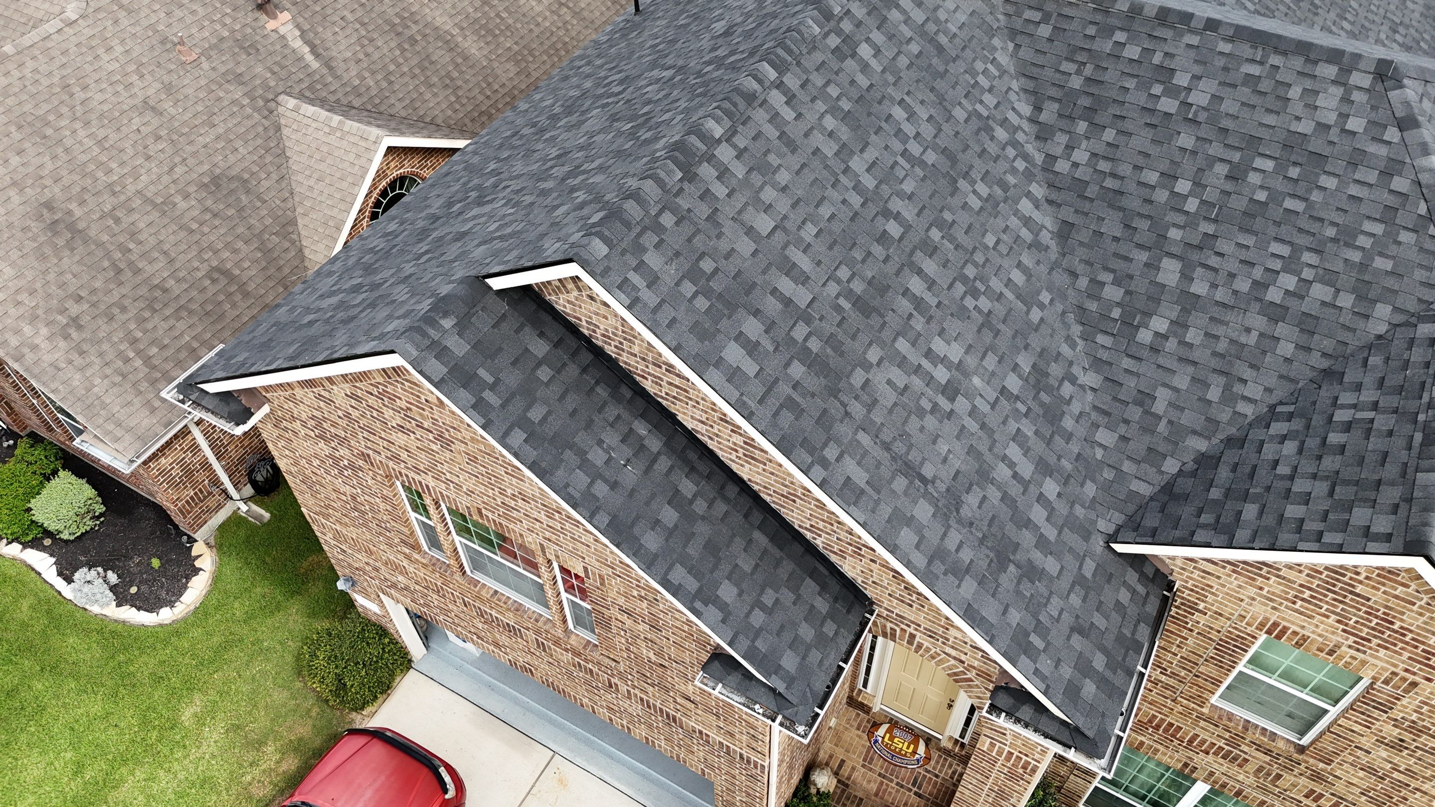 Residential Roofing Installation using IKO Dynasty after Storms in Cypress by Core Four Roofing