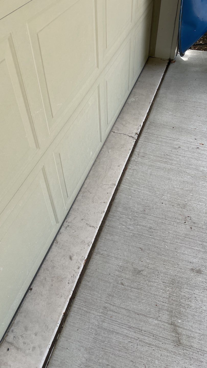 Garage Transformation using Driftwood Colorway by Croc Coatings, LLC