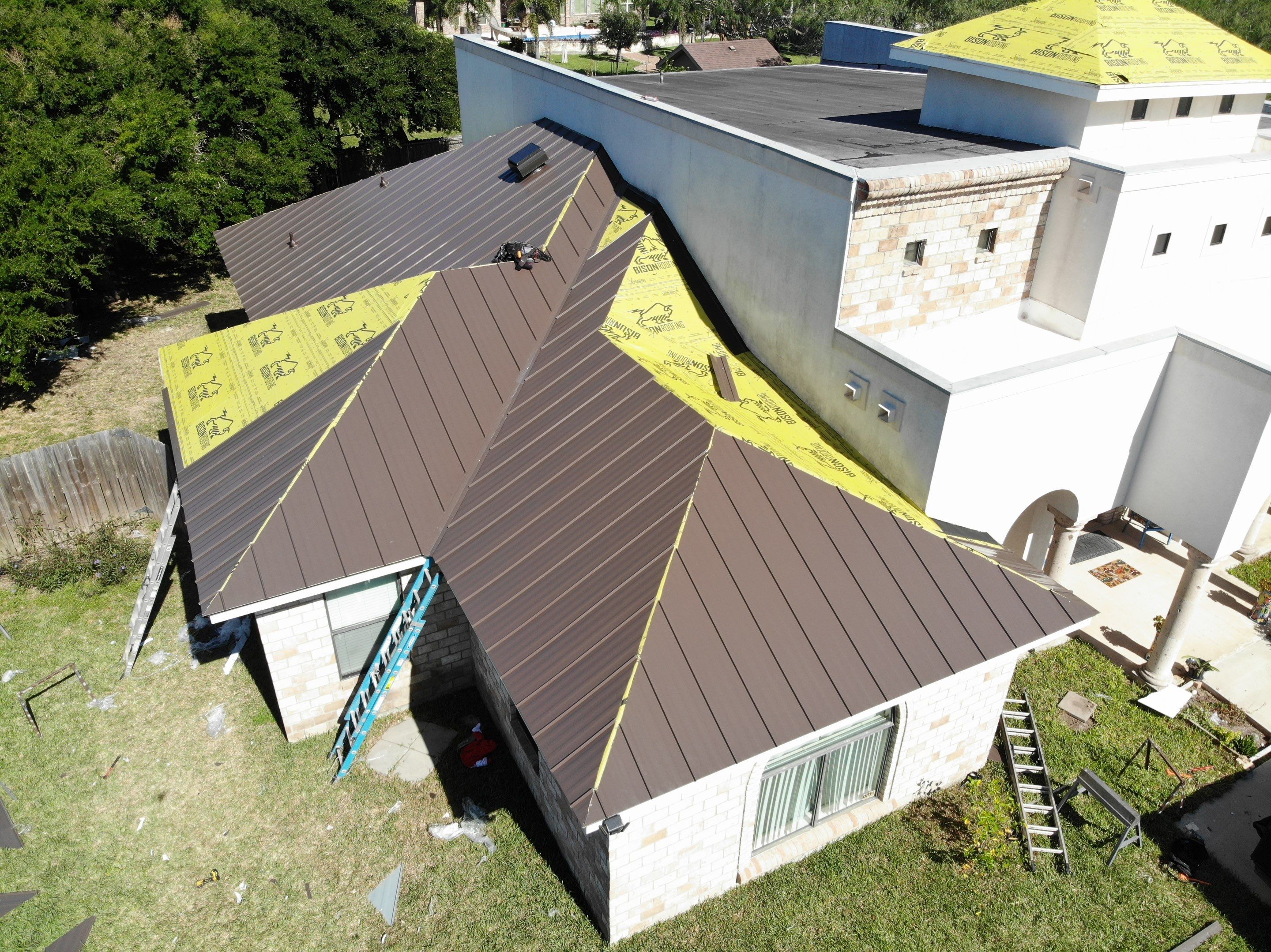 Standing Seam Roof by Bison Roofing  