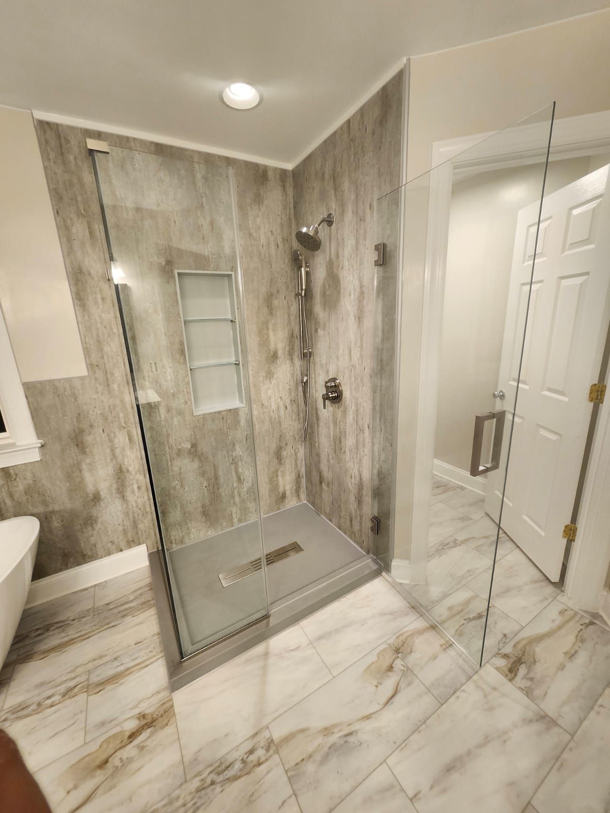Complete master bathroom remodel/Full window replacement by Window Depot of Annapolis
