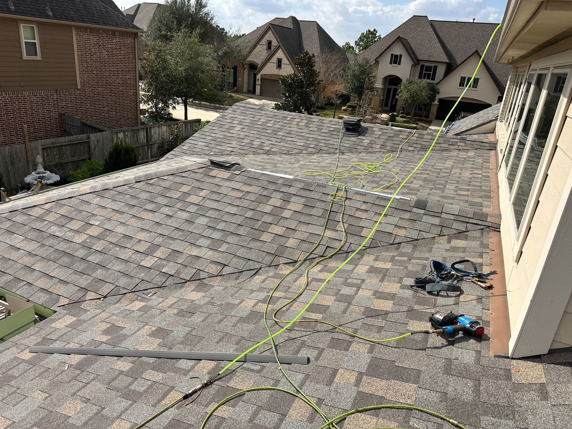 Roof Replacement in Cypress after Customer sustained Hail Damage! by Core Four Roofing