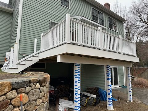 Deck Project in Marlborough MA by UBrothers Construction