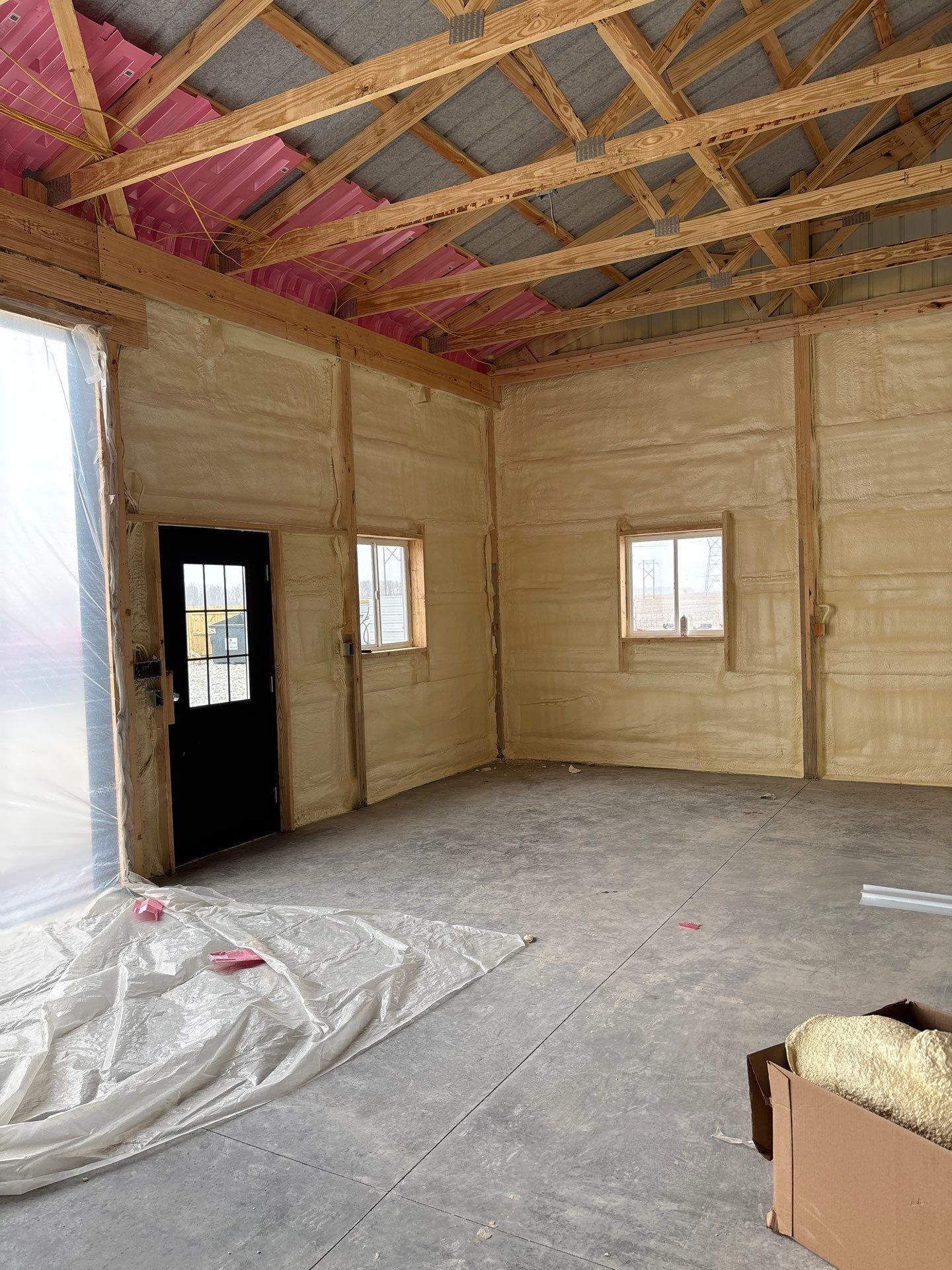 40'x40'x12' Garage by The Barn Builders 