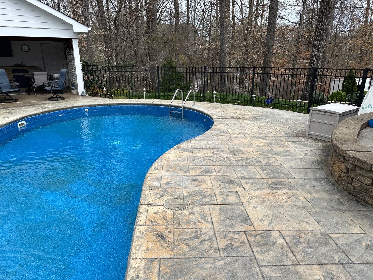 Pool Deck using AcryFin by DuraSeal