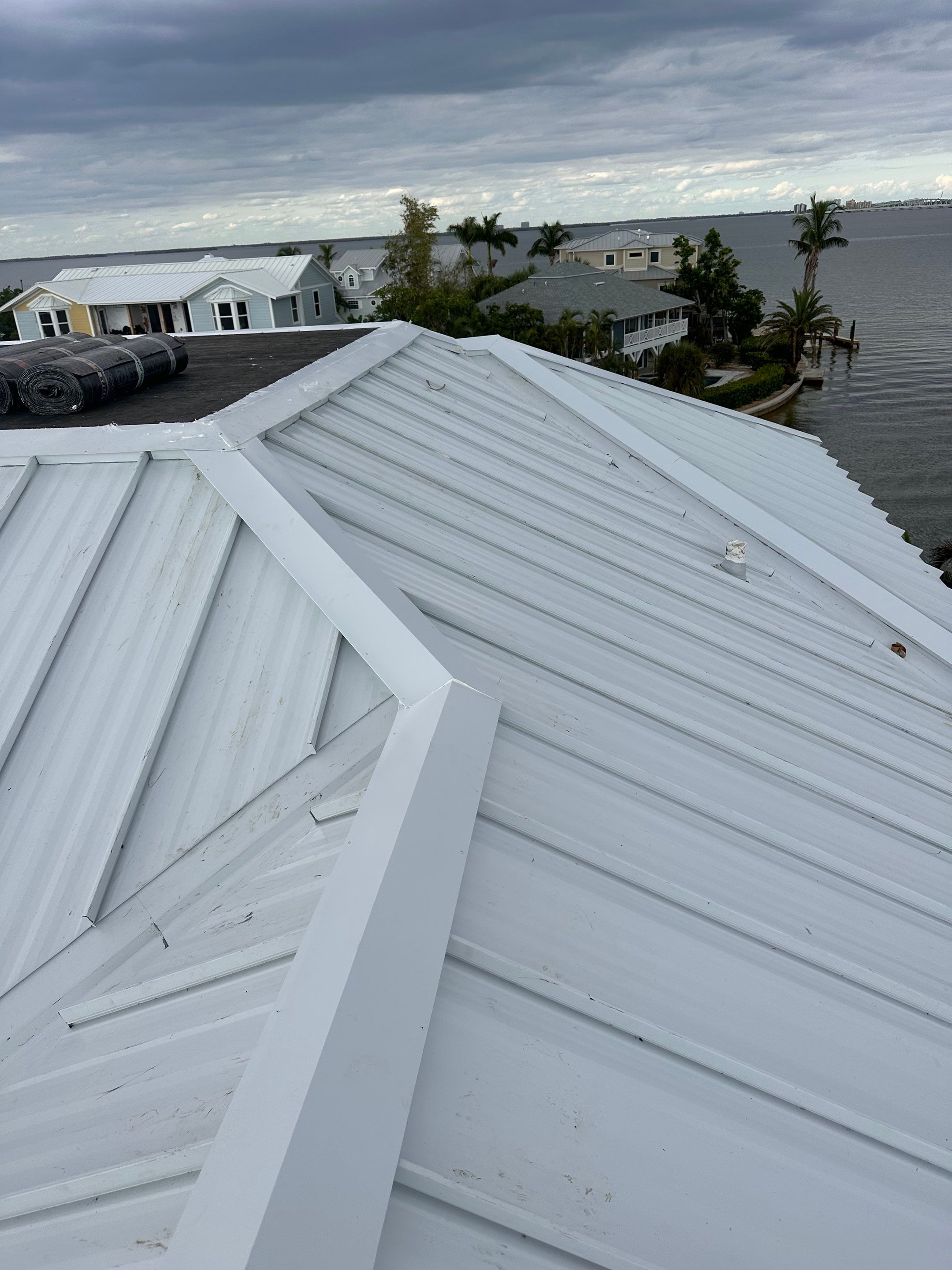 Sanibel Island Standing Seam Roof Replacement by Four Peaks Roofing