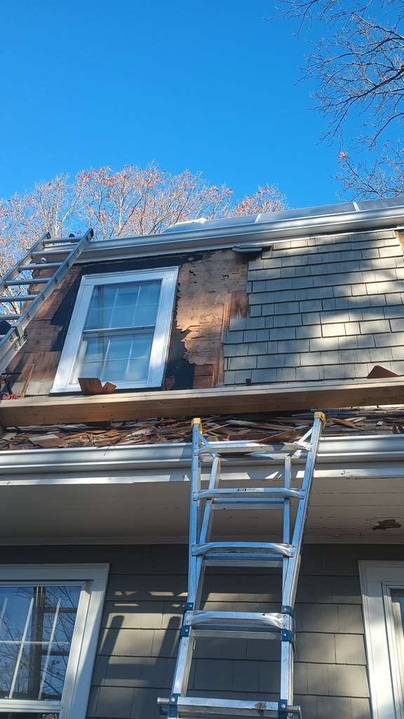 Lexington Complete EPDM Roof with Dormer Cedar Shake & Trim Restoration by Mighty Dog Roofing of Greater Middlesex County
