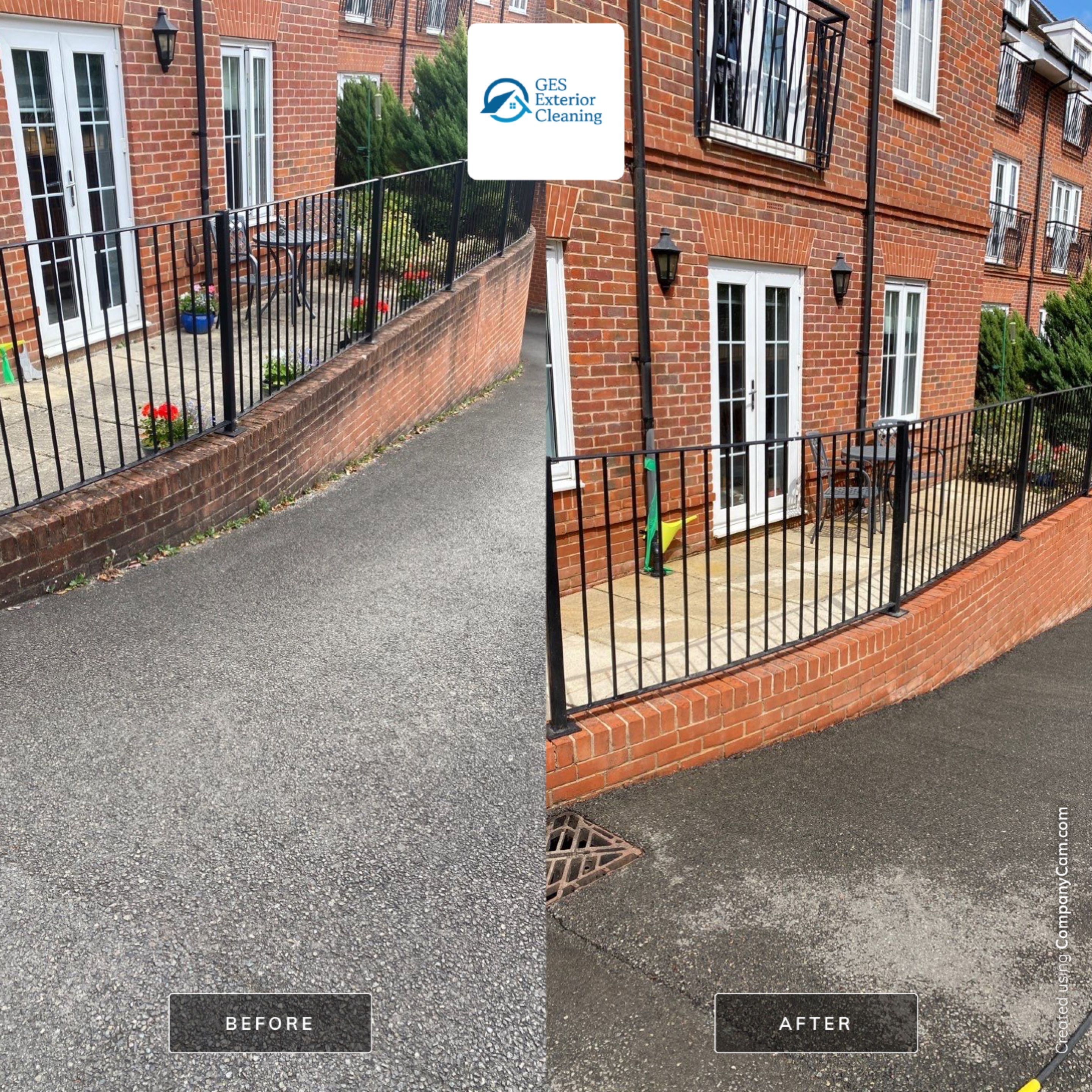 Exterior Cleaning using Honda 15lpm Low Pressure Washing Machine by Ges Exterior Cleaning ltd