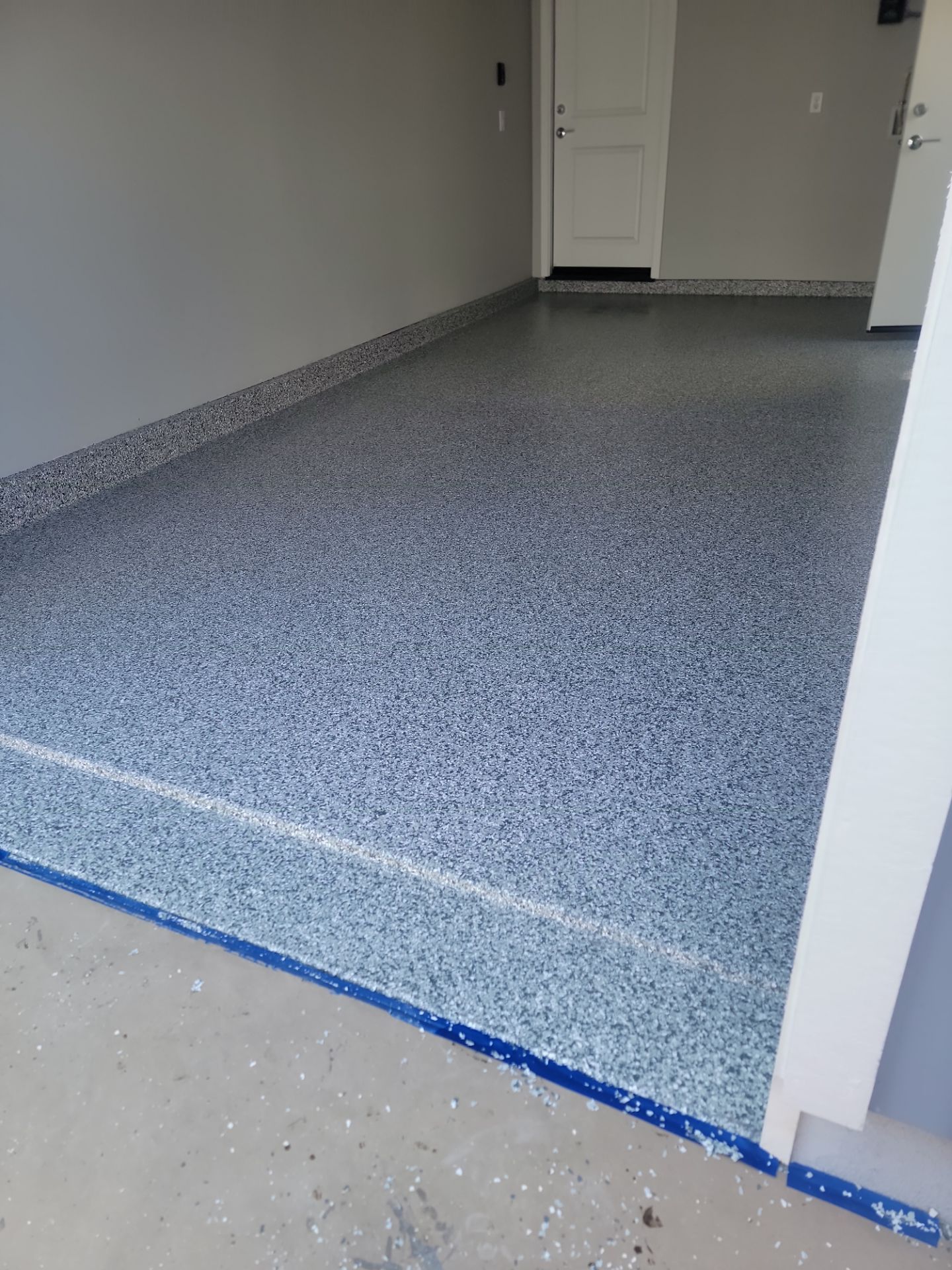 Slate Stone Polyurea Garage Floor Coating in San Luis Obispo