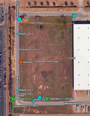 Utility Locate for parking lot install / expansion