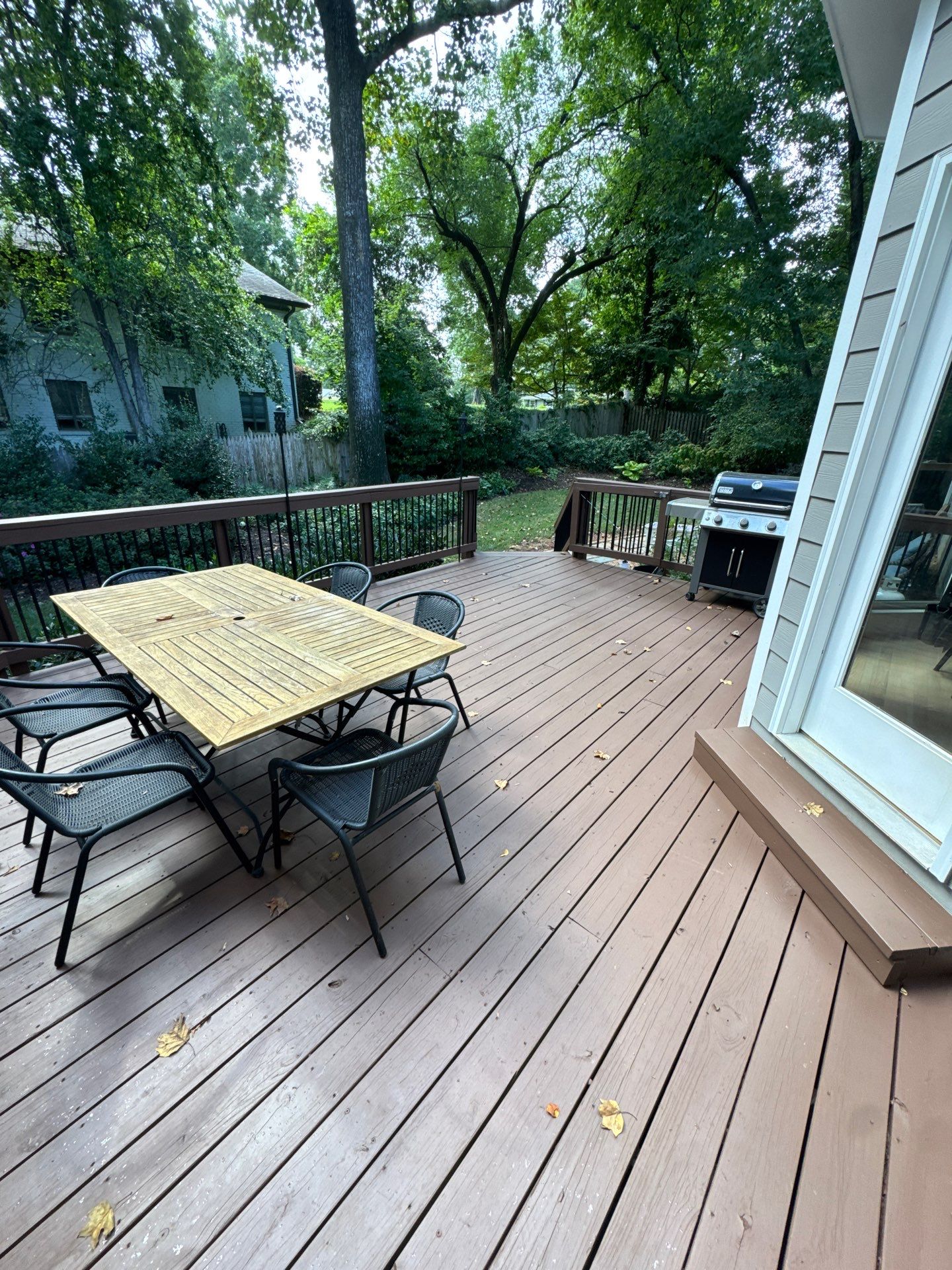 Deck Refinishing and Exterior Painting Project in Roswell, Georgia by Swift Home Renovations
