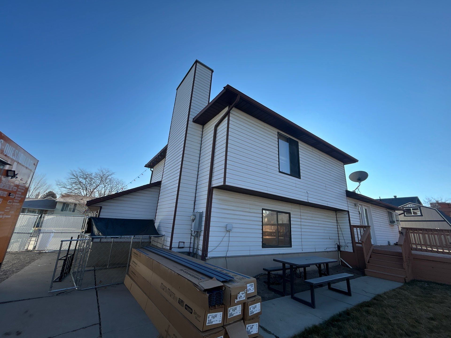 Project in West Jordan by Master Rain Gutters.