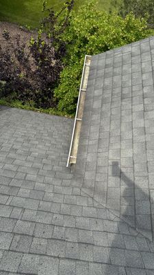 Turtle Shell gutter protection installation in Warrenville, IL 60555, photograph 16
