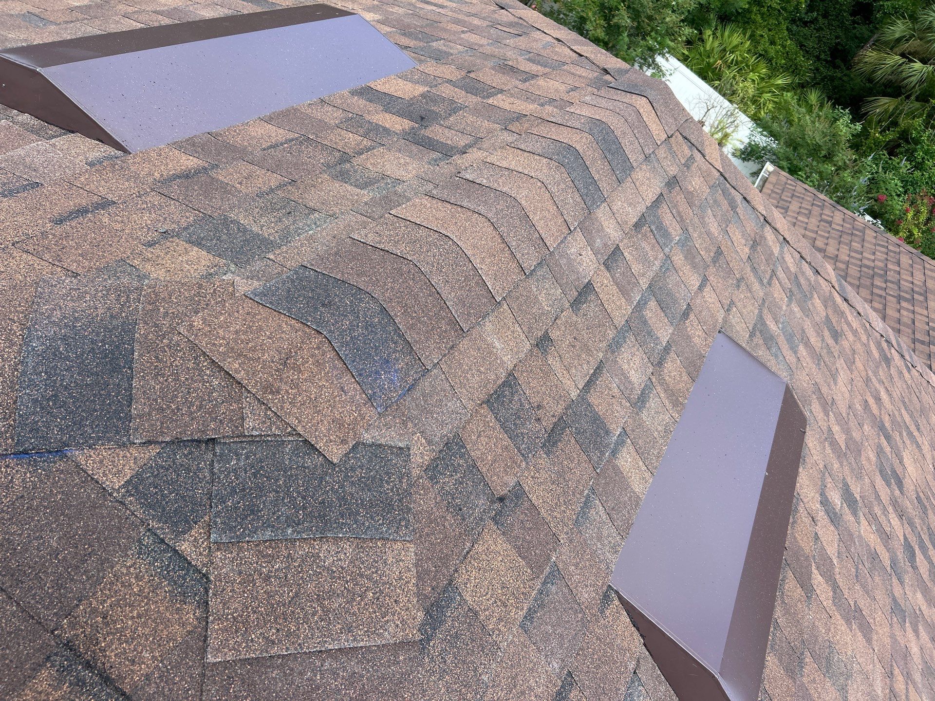 Complete Residential Roof Replacement in Port Orange Featuring Burnt Hickory Shingles by Pinnacle Roofing Group
