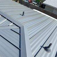 .032 Aluminum 1.5" Mechanical Seam Pre- Weather by Total Roofing System The Metal Roof Experts