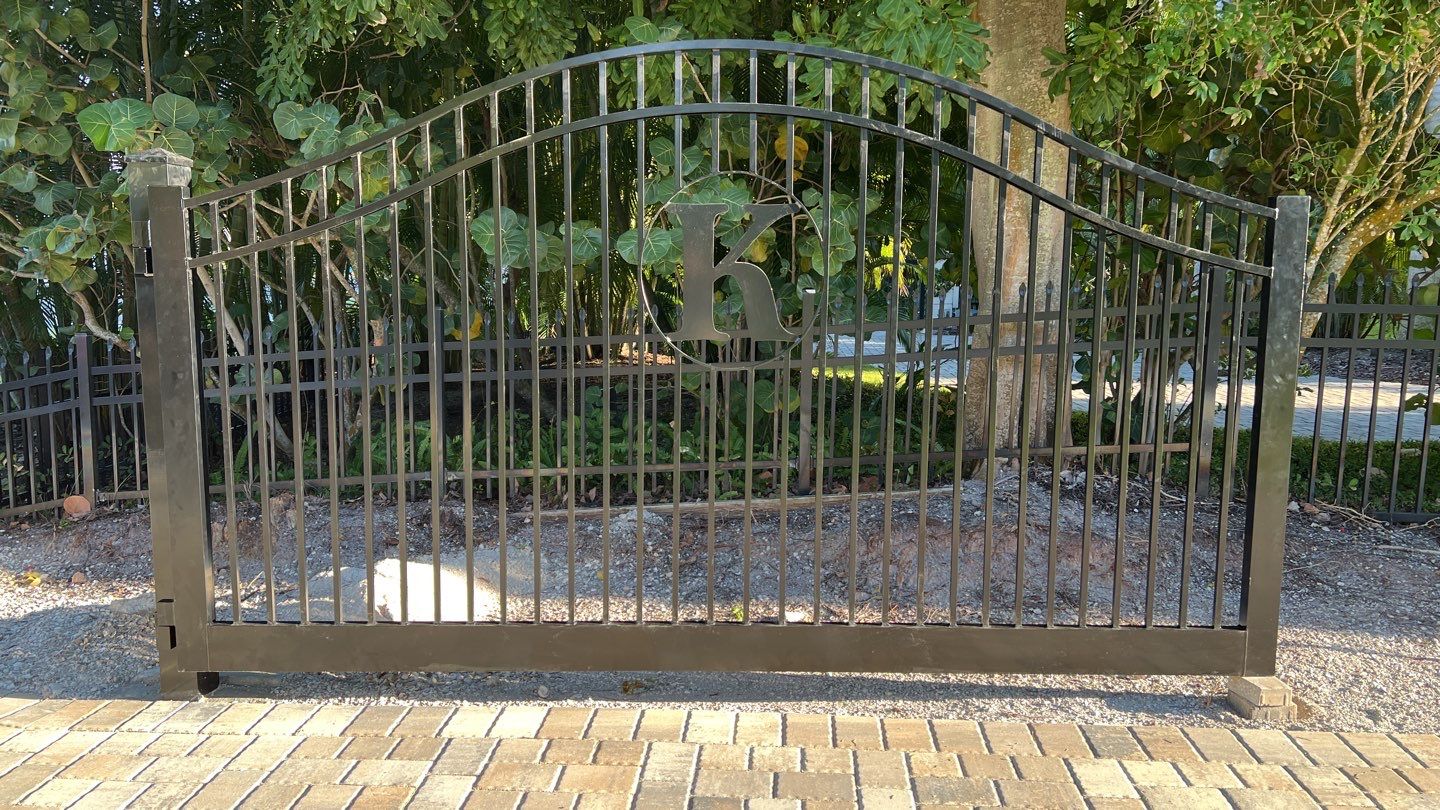 Longboat Key, FL 6 ft. Tall Entry Gates & Shadowbox Wood Fence by Asap fence and gates, LLC