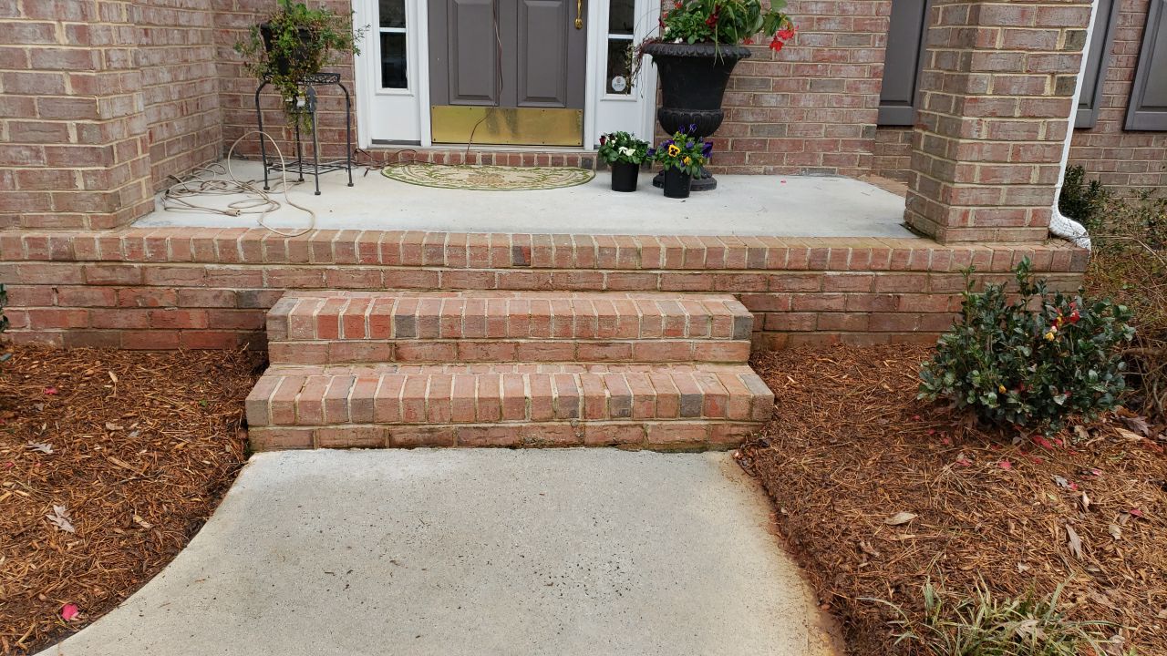 Driveway Clean using cleaner by G&H Home Tech Pros LLC
