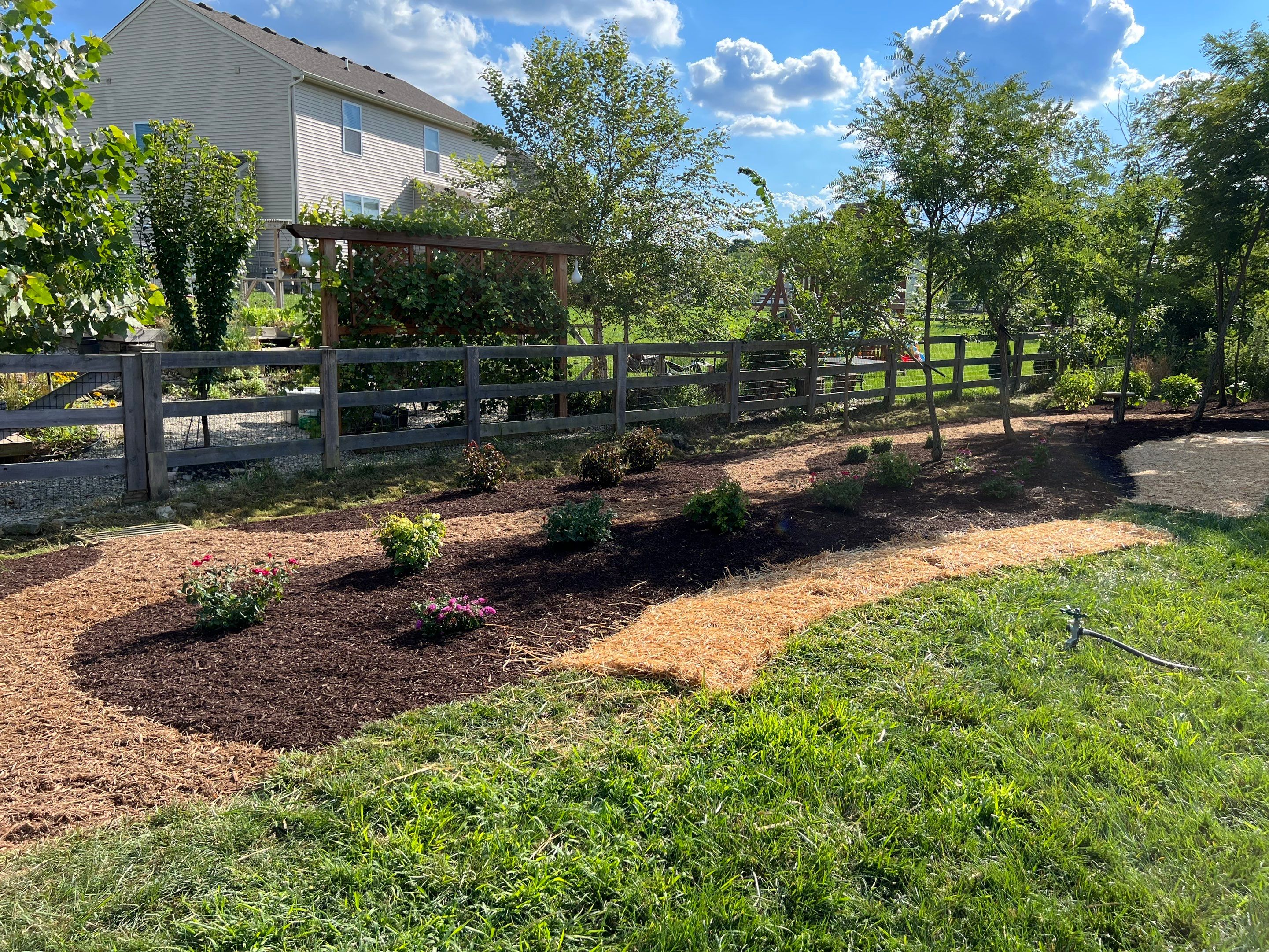 Turning a Back Field into a Landscape of Enjoyment by Reisenberg’s Lawn & Landscape, LLC