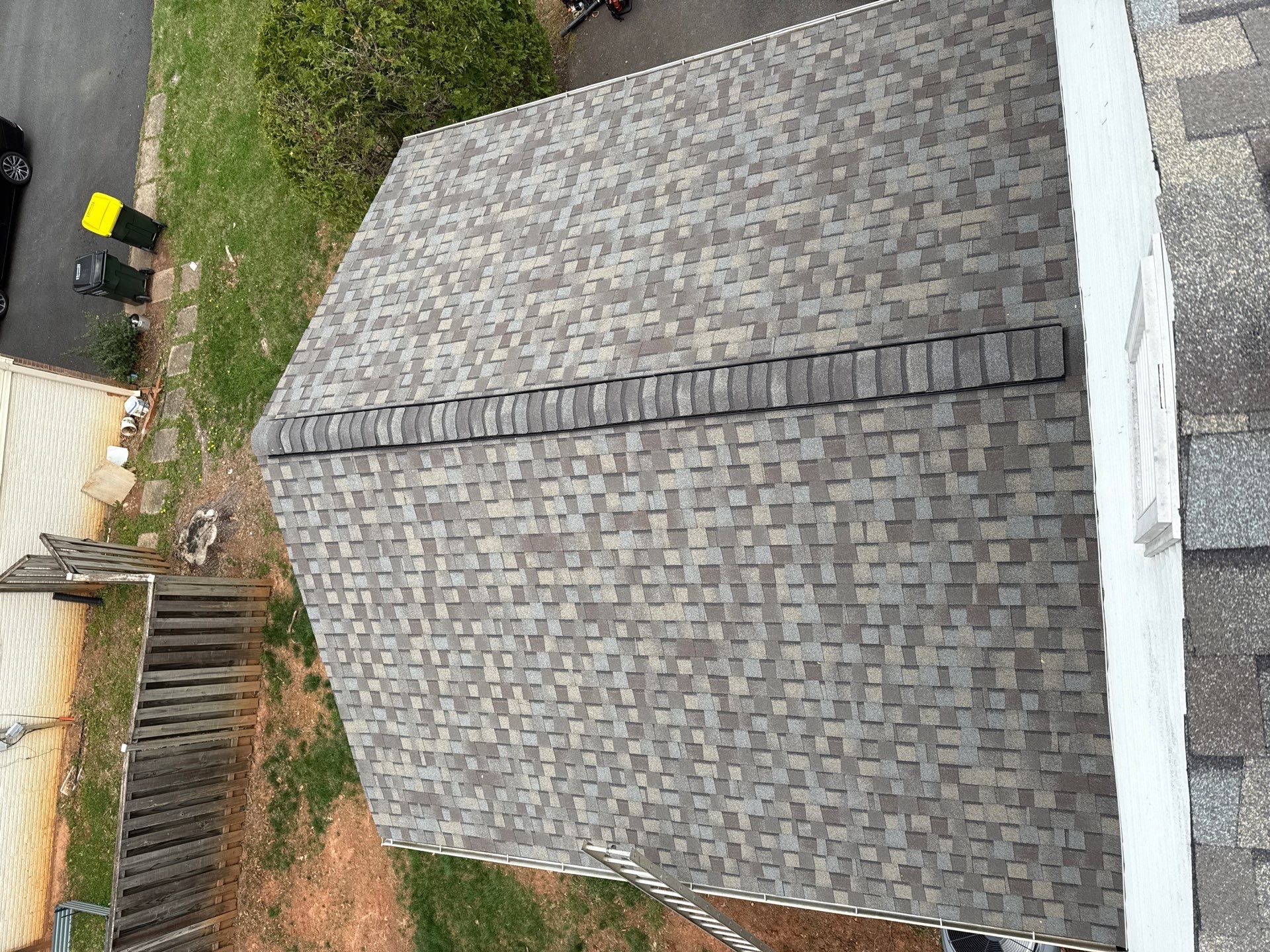 Burke: Residential Roof Replacement with CertainTeed Landmark Pro in Max Def Weathered Wood by RM Banning, Inc.